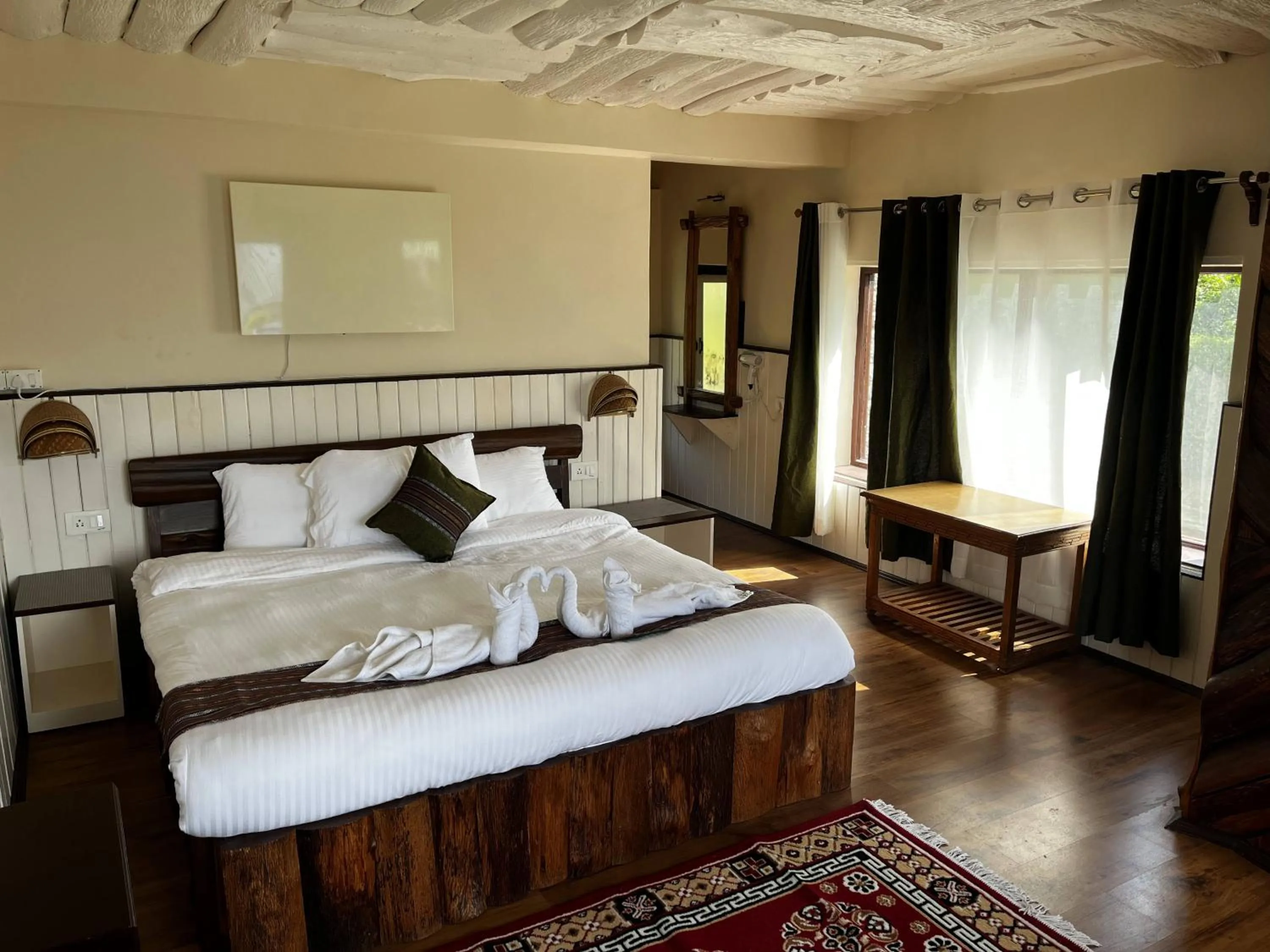 Bedroom, Bed in The Nettle and Fern Farmstay