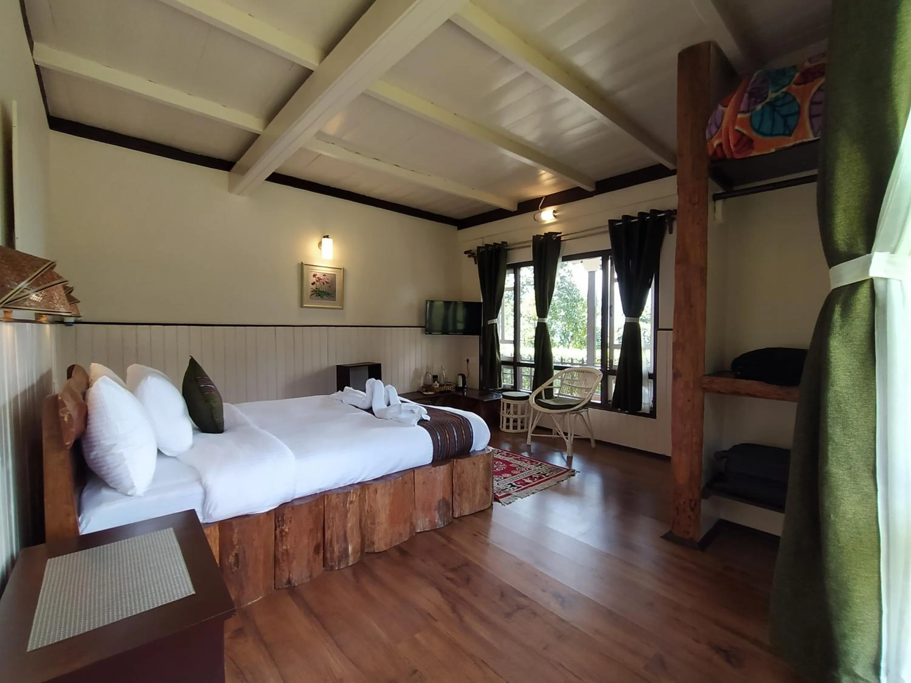 Photo of the whole room, Bed in The Nettle and Fern Farmstay