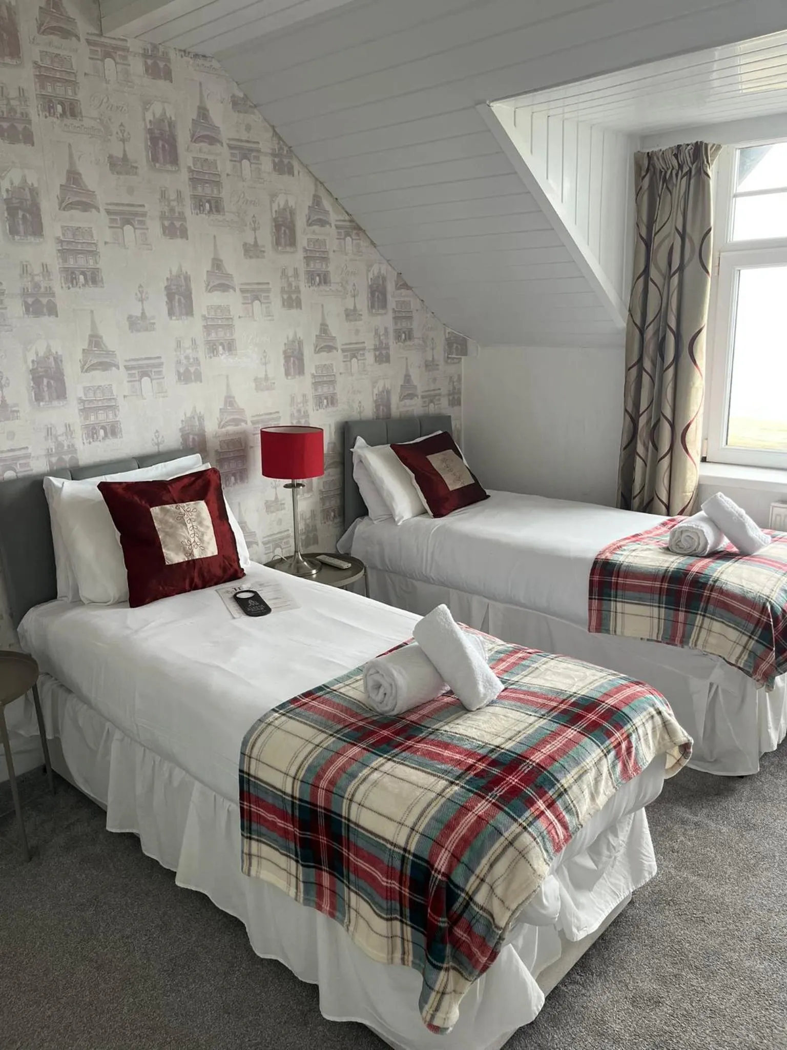 Bed in The Calder House Hotel