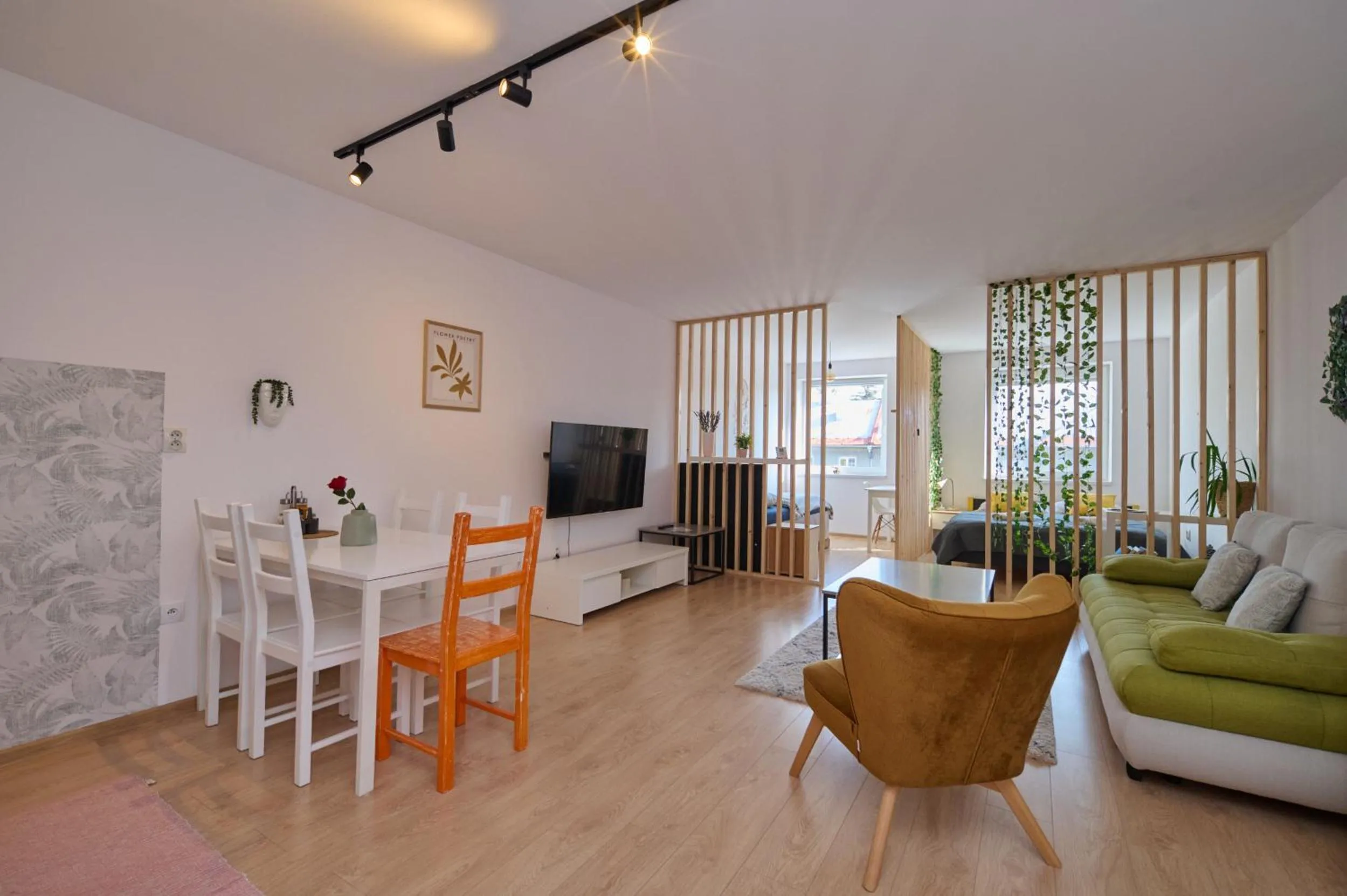 Communal lounge/ TV room in Central Apartments