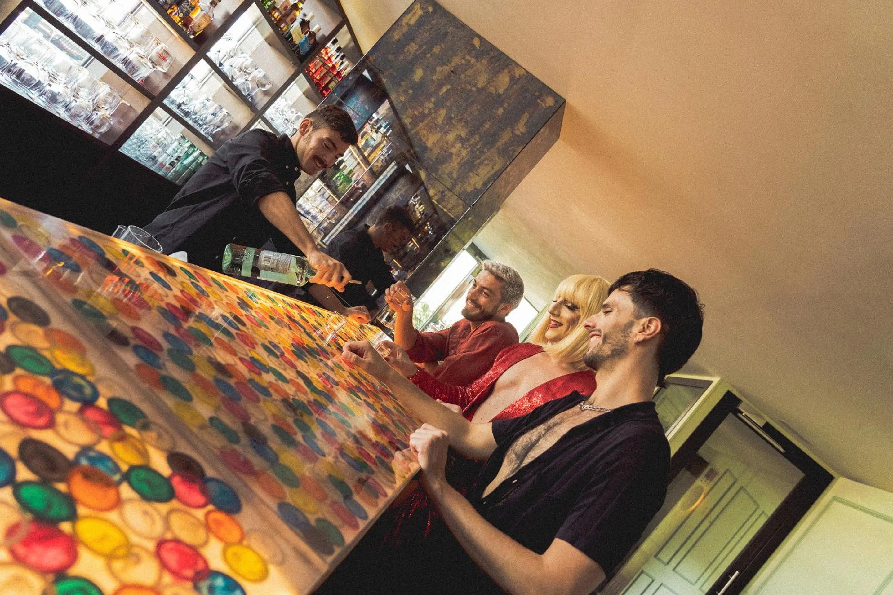 Lounge or bar in Axel Hotel Barcelona - Adults Only