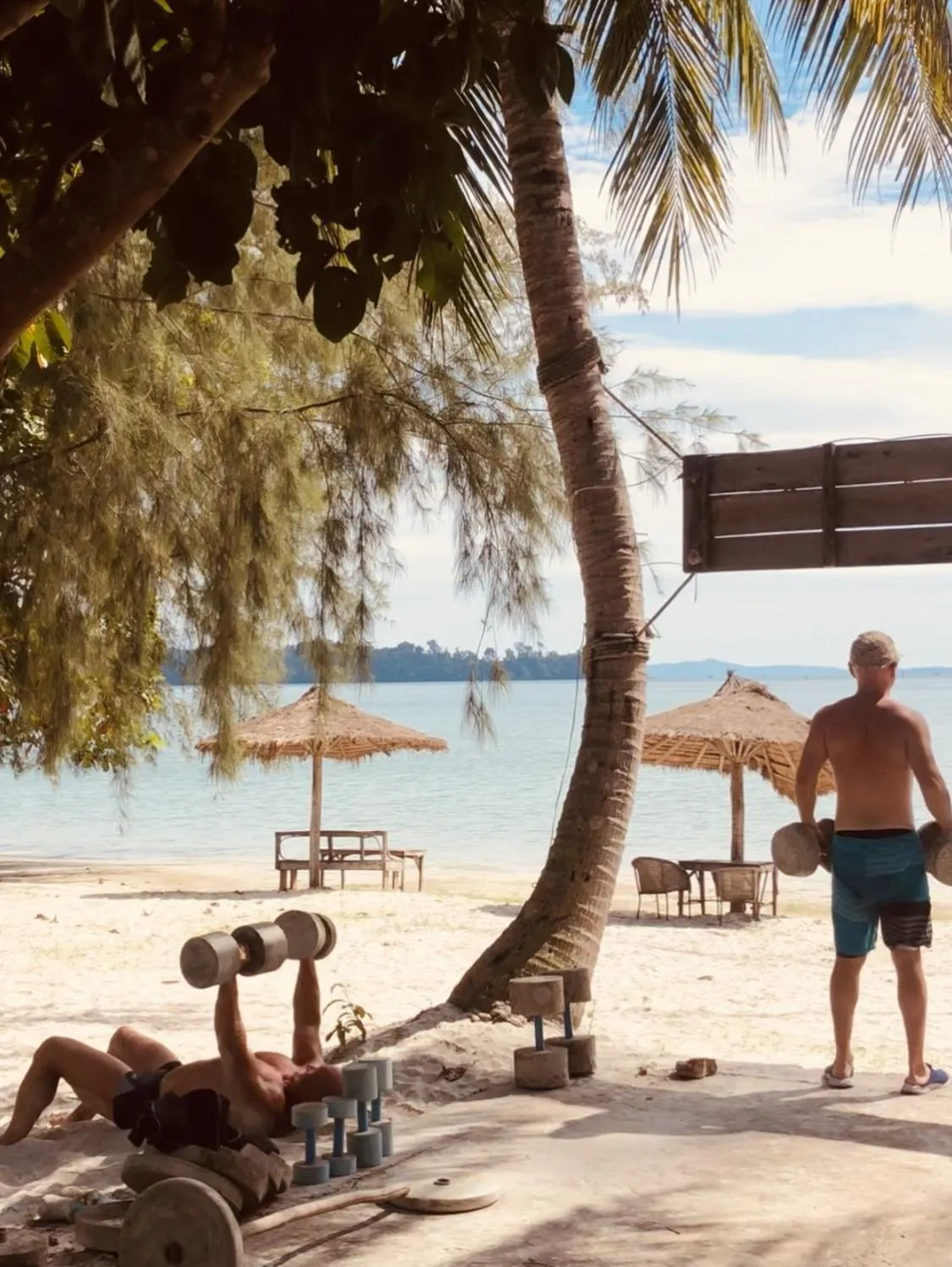 Fitness centre/facilities in The Last Point Koh Takiev