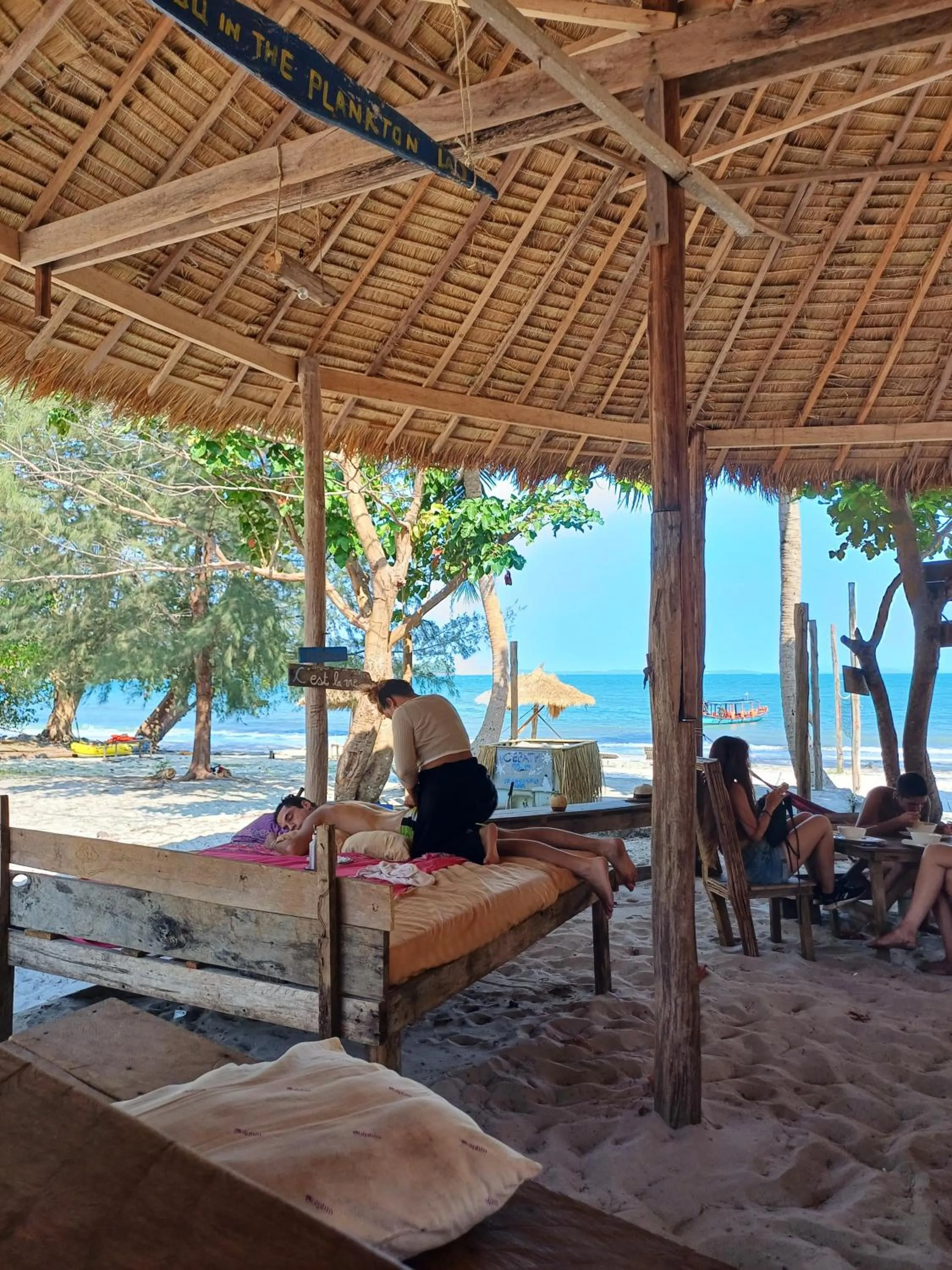 Seating area in The Last Point Koh Takiev