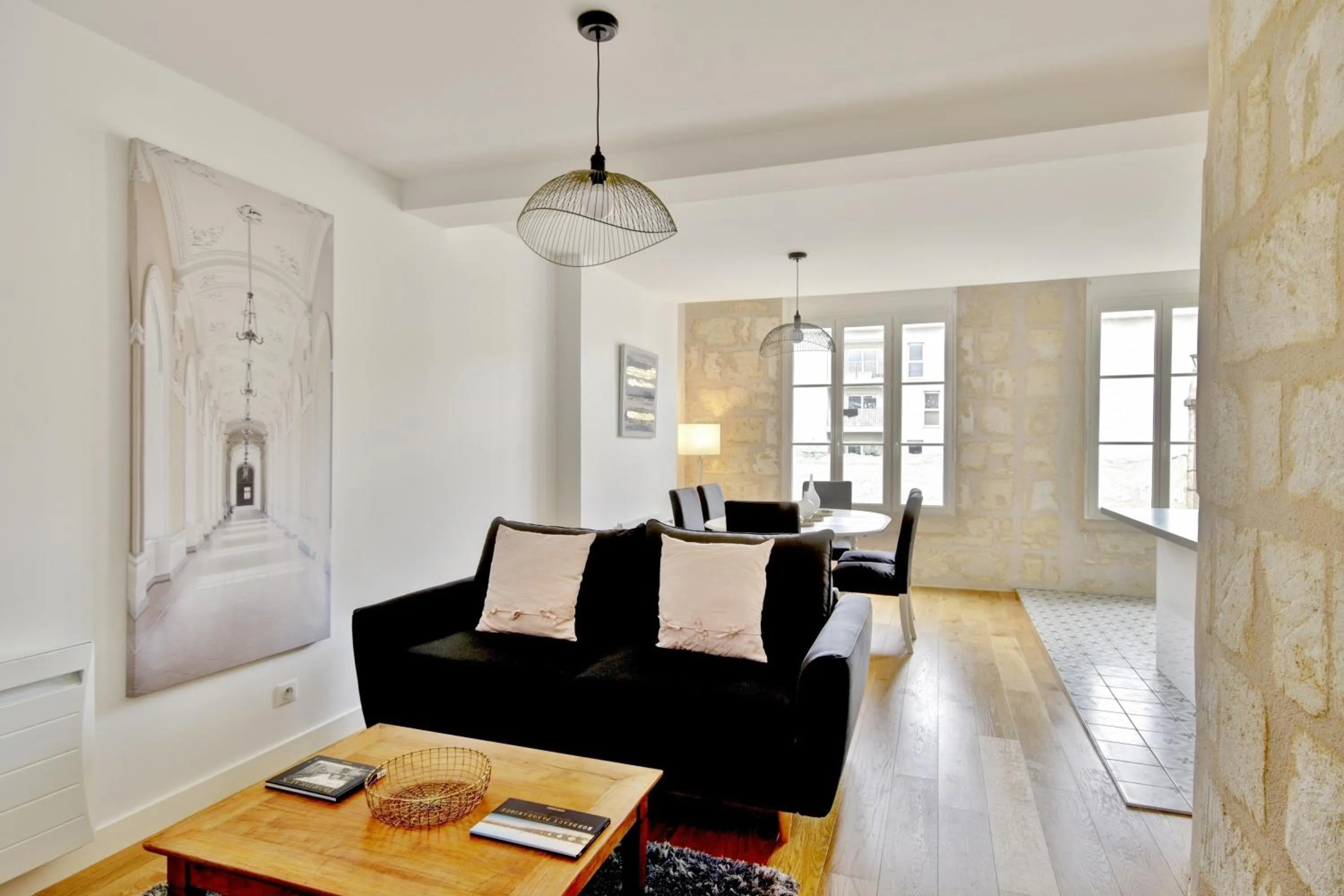 Living room in L'Entre Deux - Magnifique T3 quartier Saint Michel