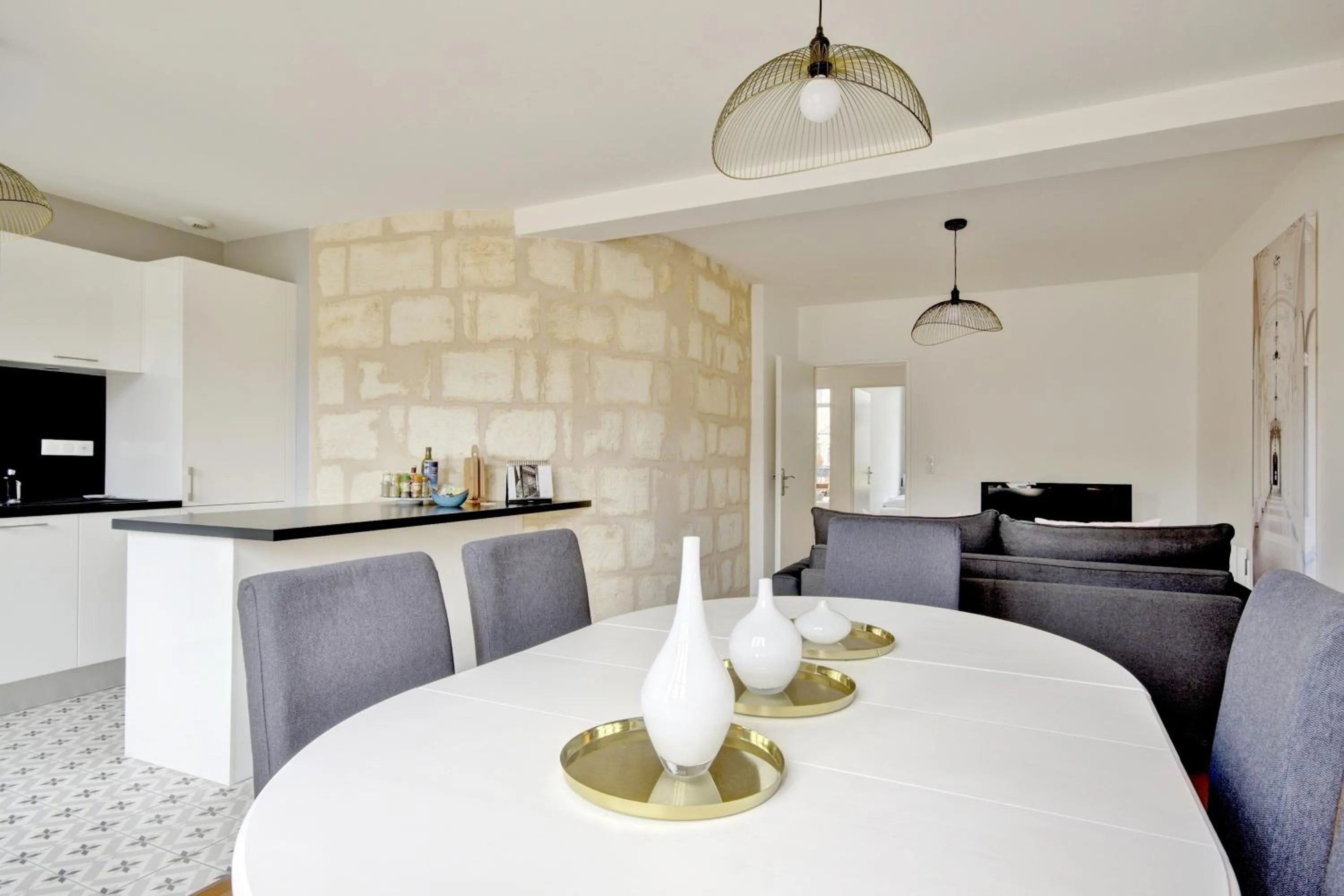 Living room in L'Entre Deux - Magnifique T3 quartier Saint Michel