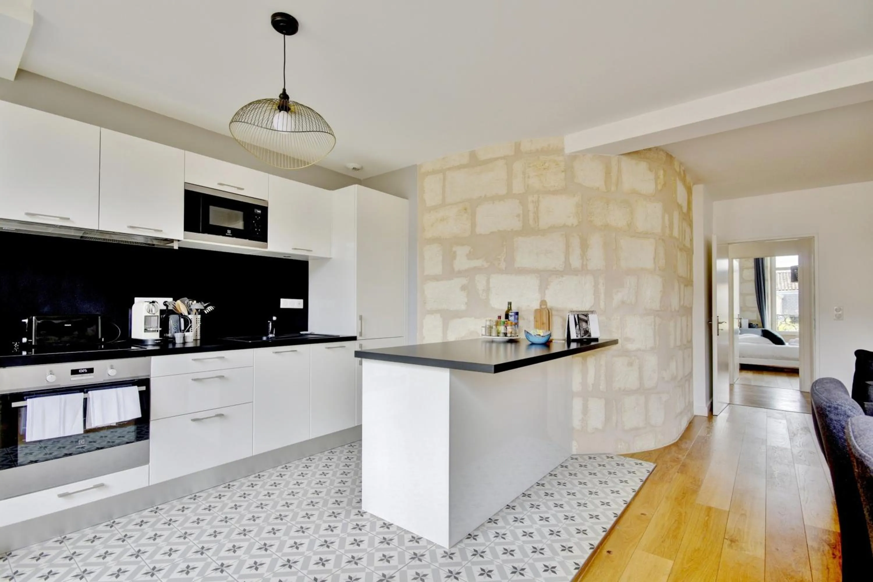 Kitchen or kitchenette in L'Entre Deux - Magnifique T3 quartier Saint Michel