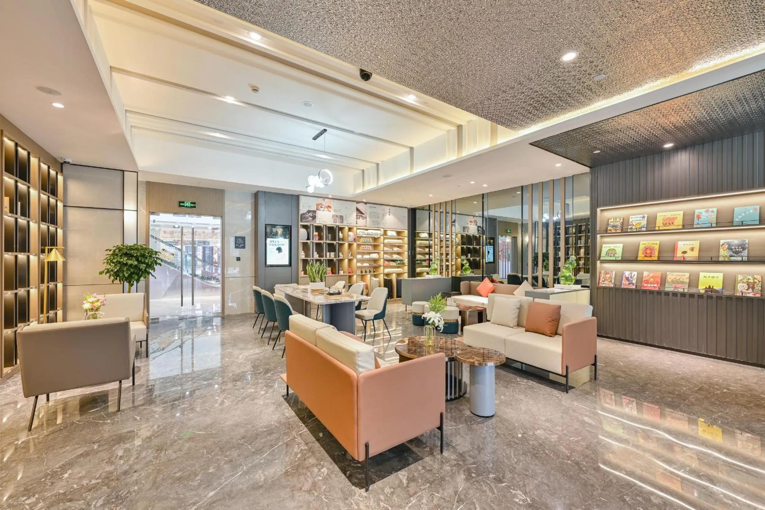 Seating area in Atour Hotel Shanghai Songjiang Sports Center Free laundry service
