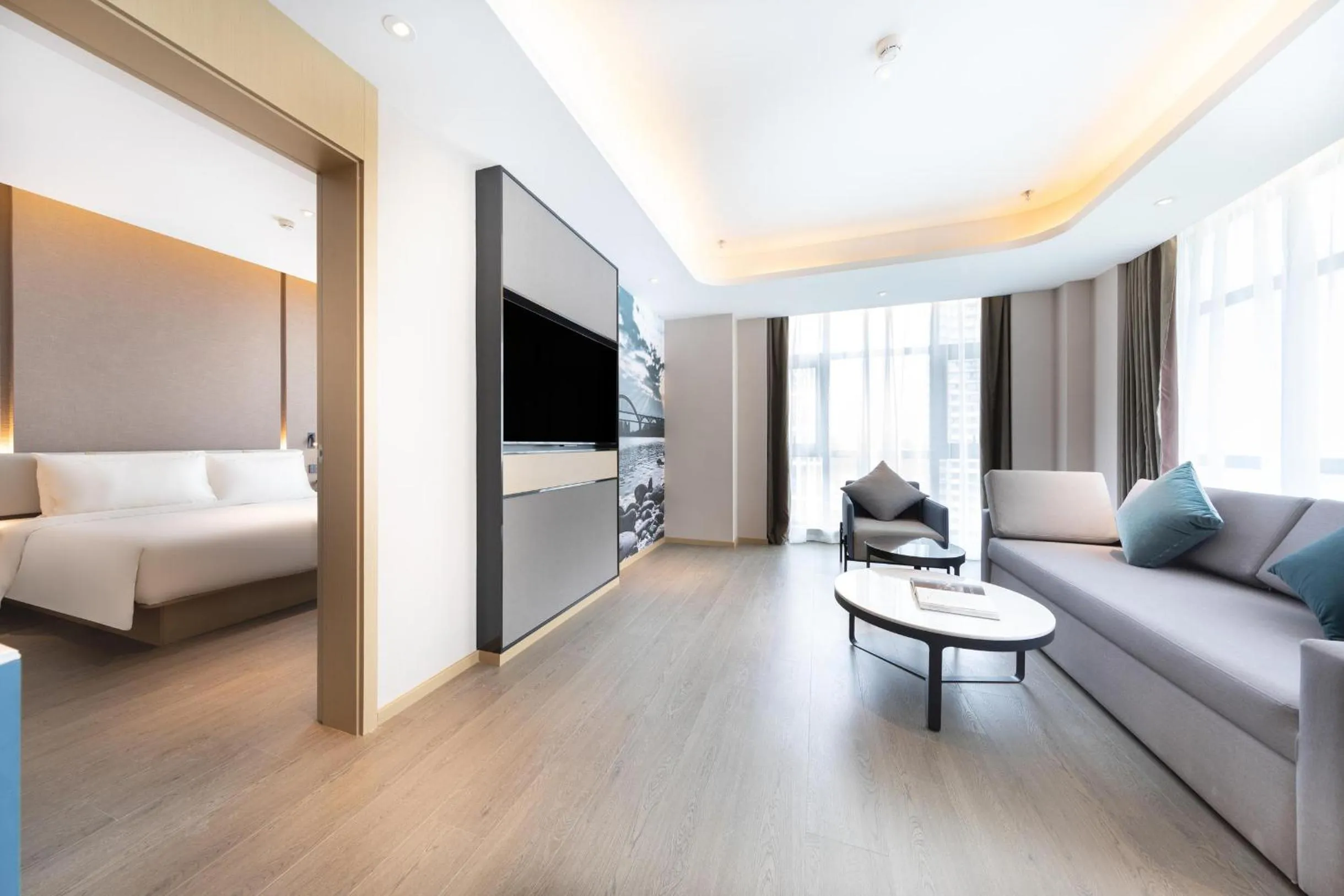 Bed in Atour Hotel Yibin West Railway Station