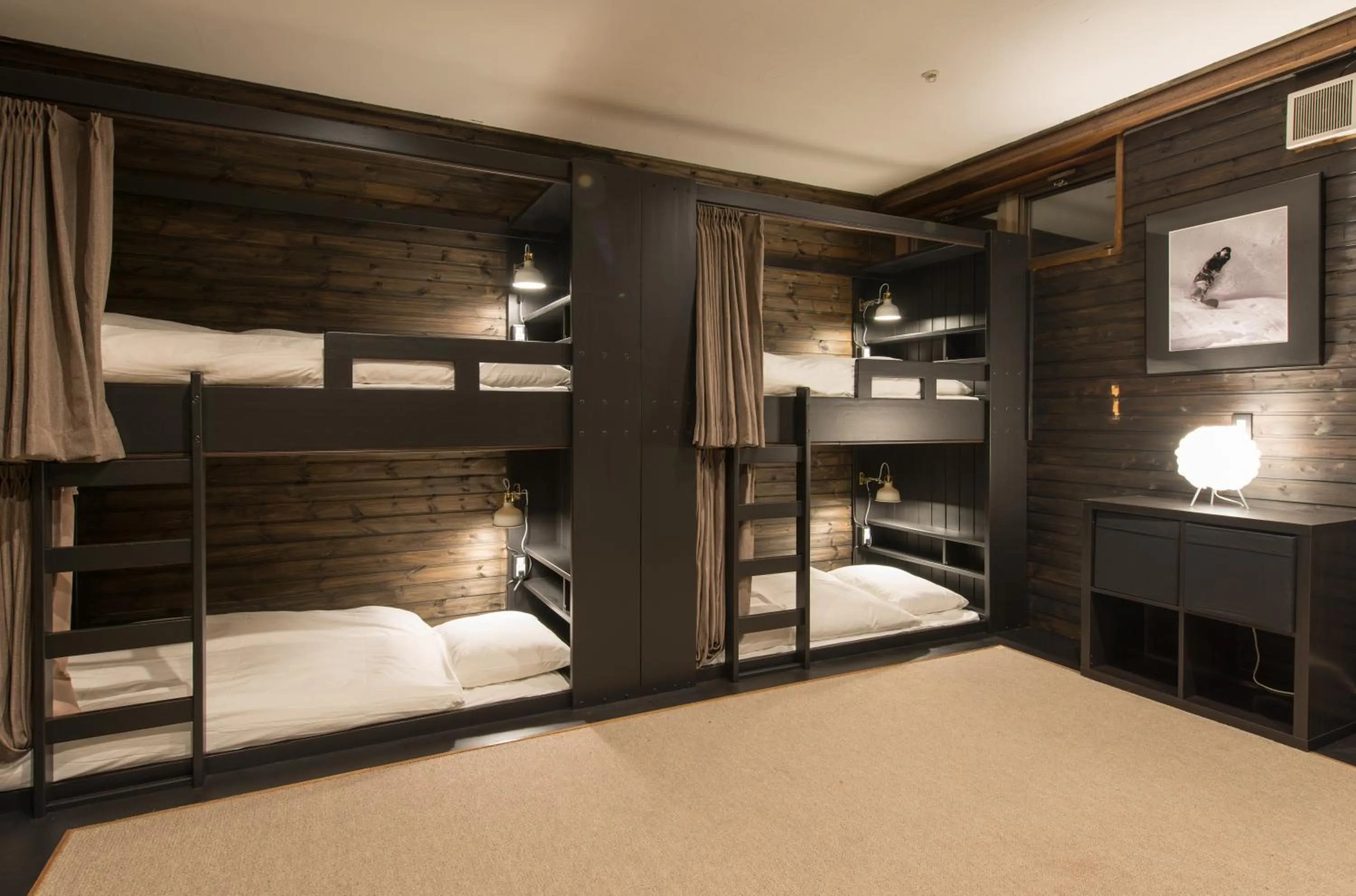 Photo of the whole room, Bed in Moiwa Lodge