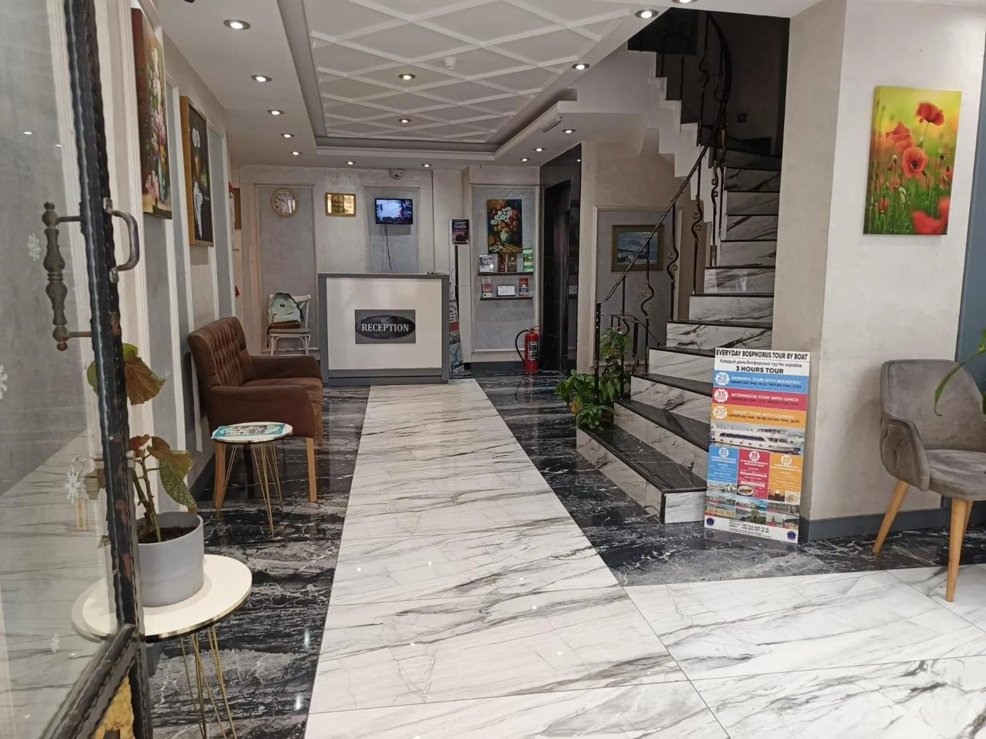 Lobby or reception in Grand Kybele Hotel
