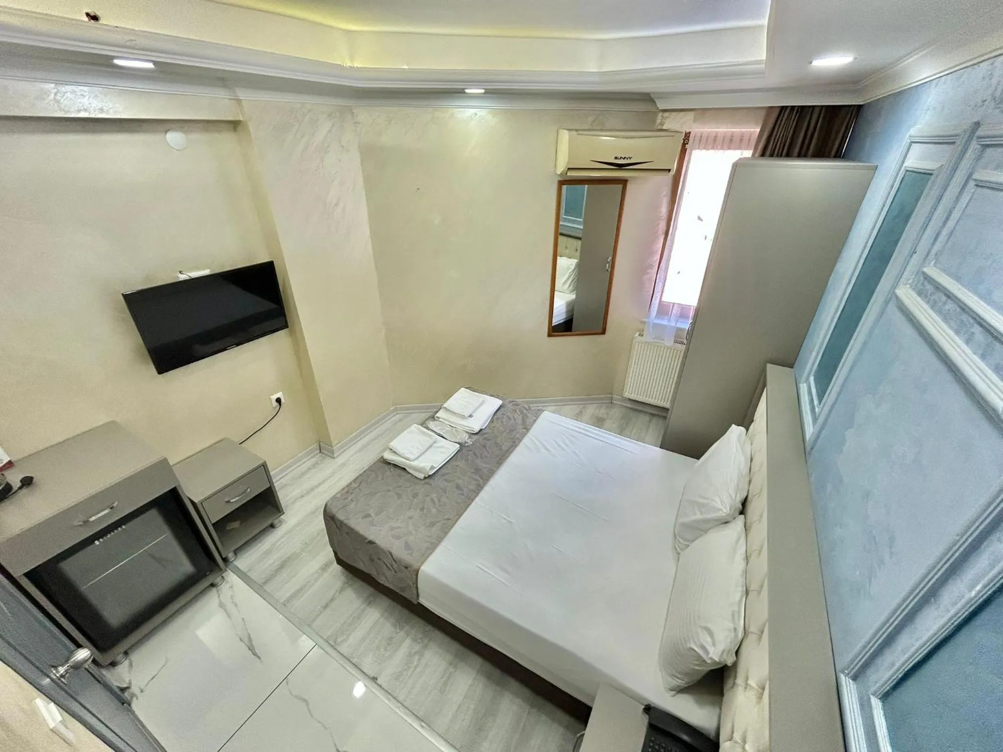 Bed in Grand Kybele Hotel