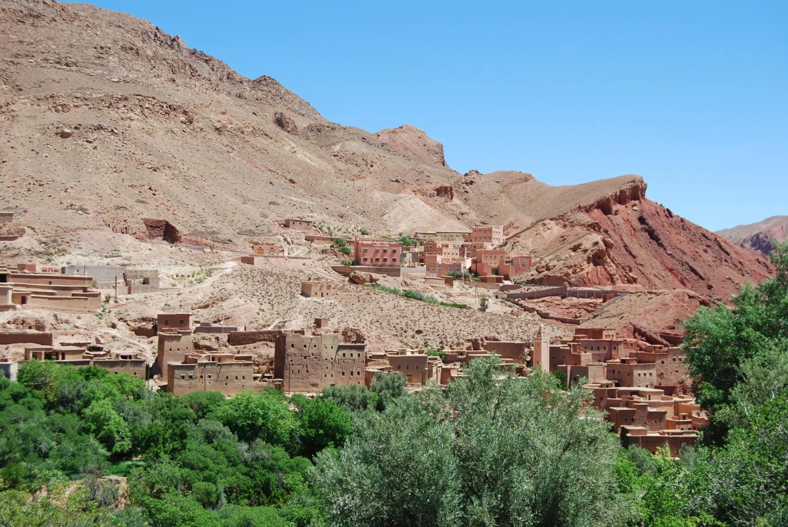 Natural landscape in Hotel Cascades Dades