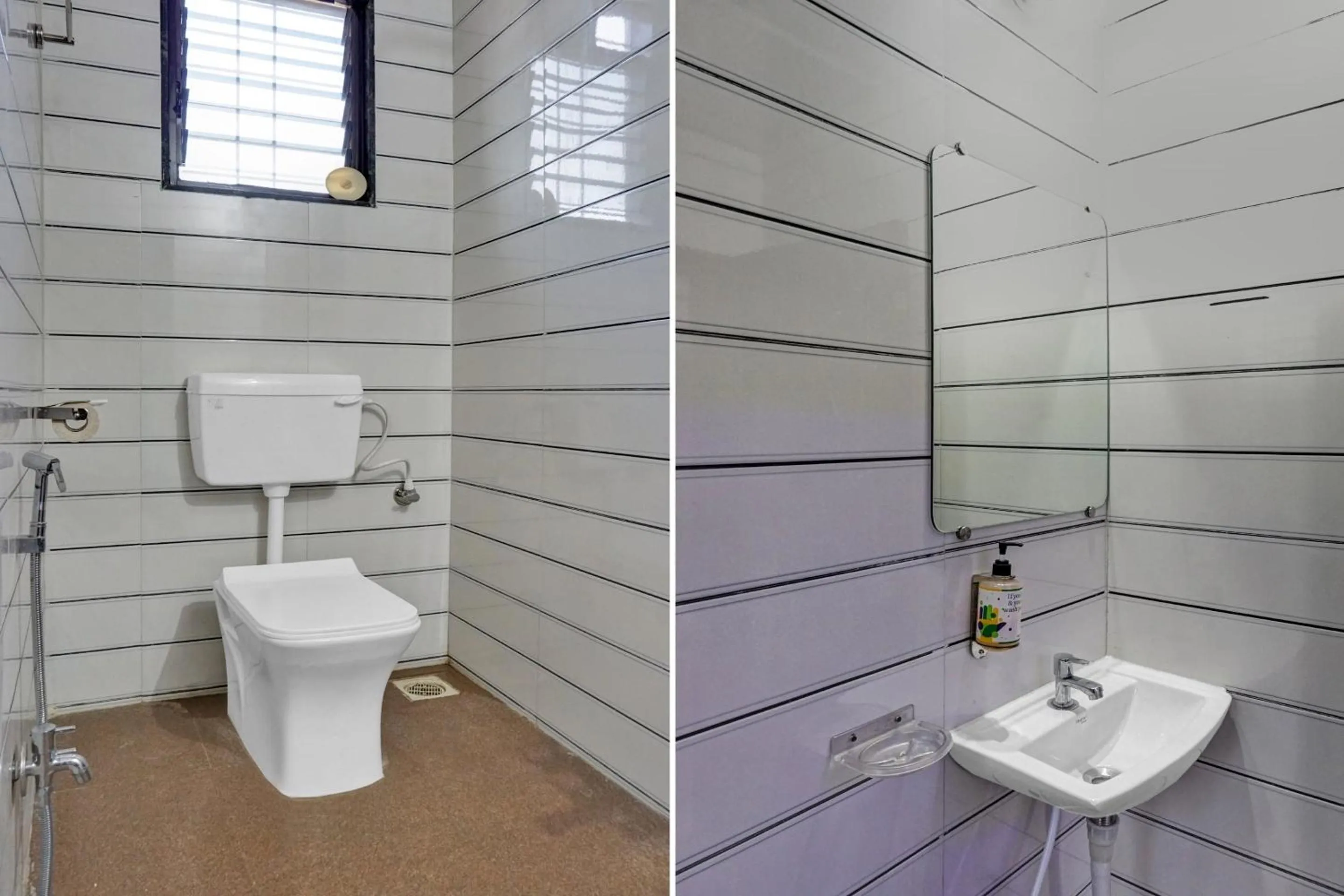 Bathroom in Super Collection O Eon Inn Near Pune Airport