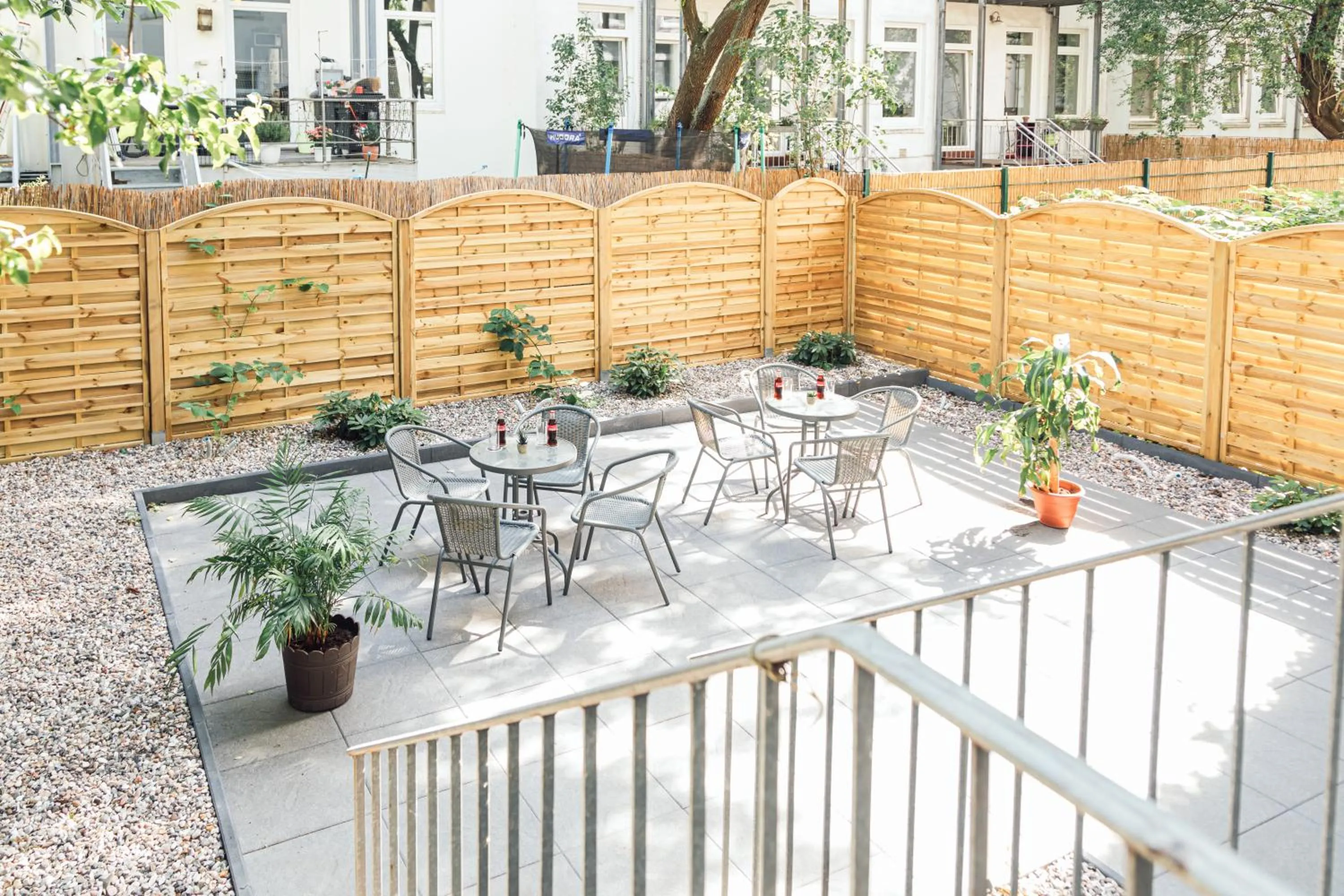 Patio in Hotel Hamburger Perle