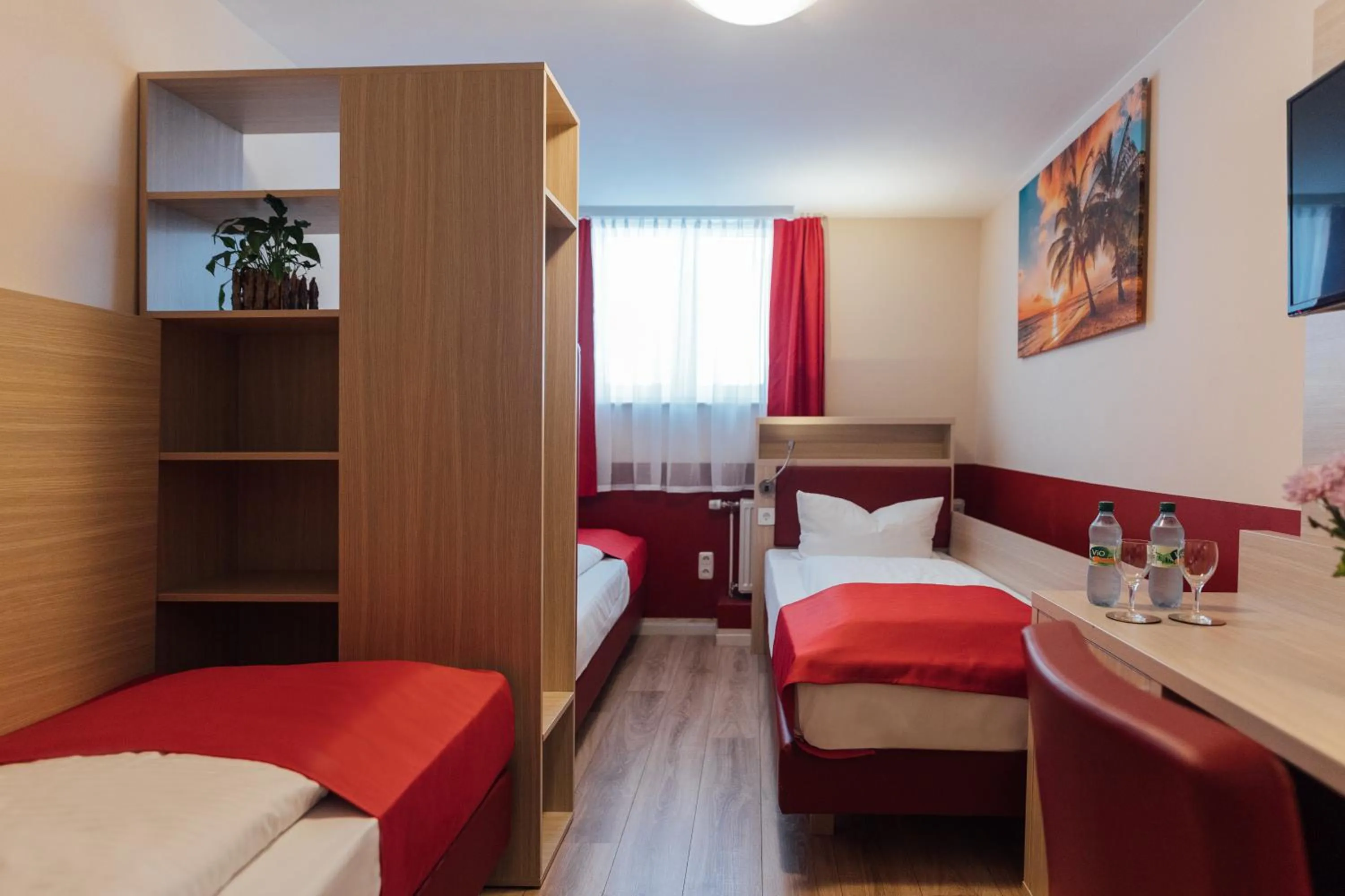 Bed in Hotel Hamburger Perle