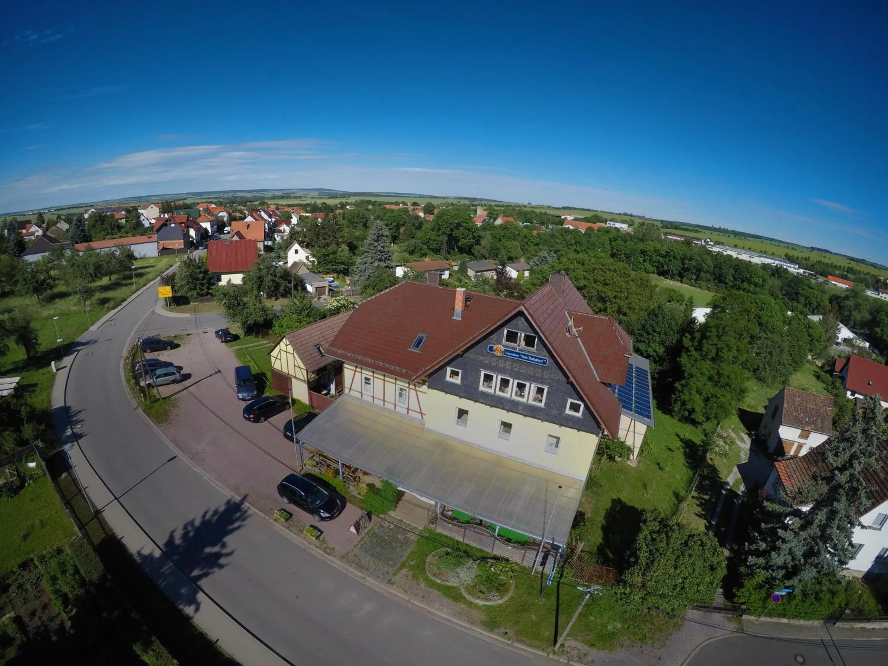 Bird's eye view in Landgasthof Marlishausen