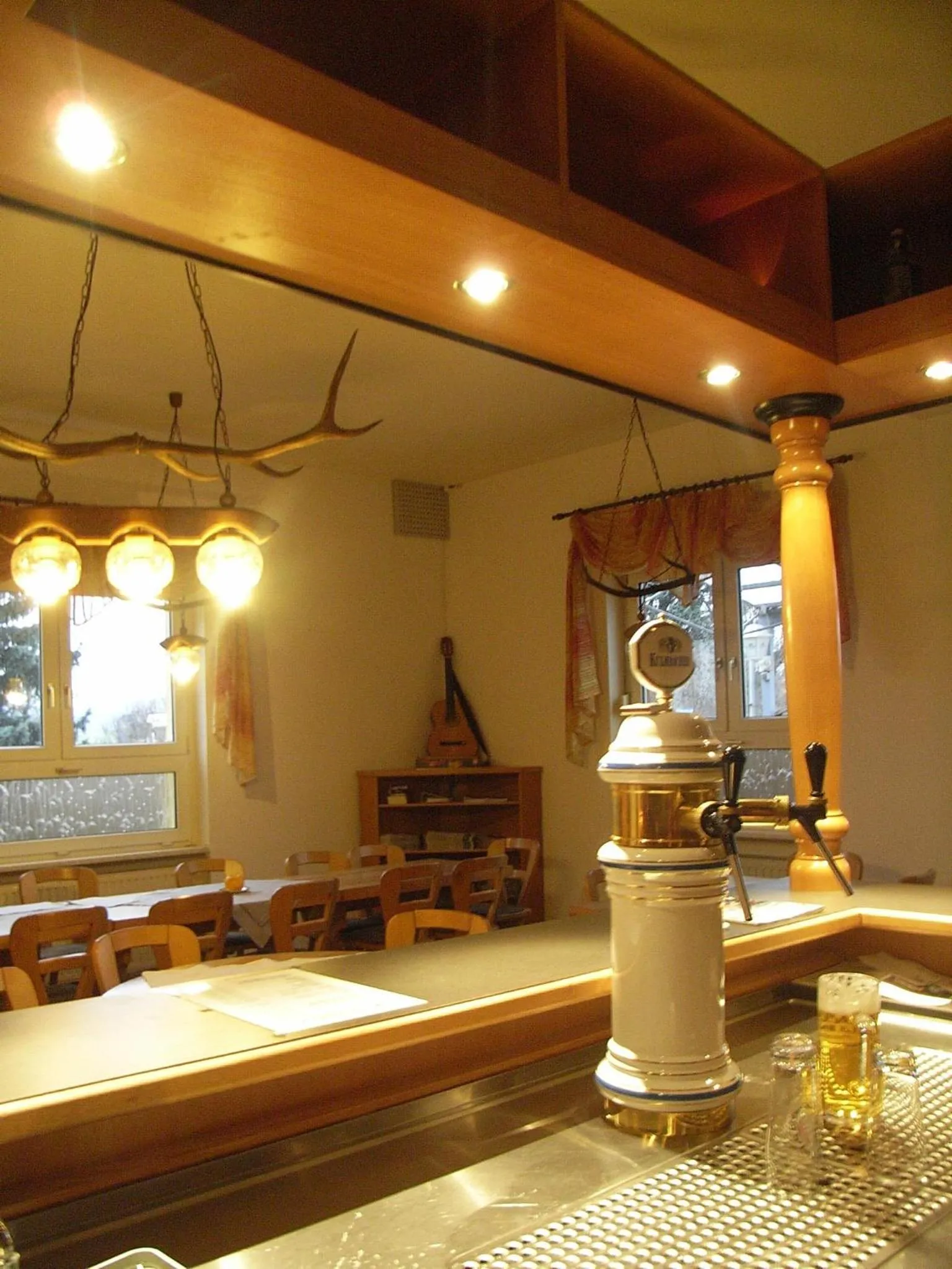 Lounge or bar in Landgasthof Marlishausen