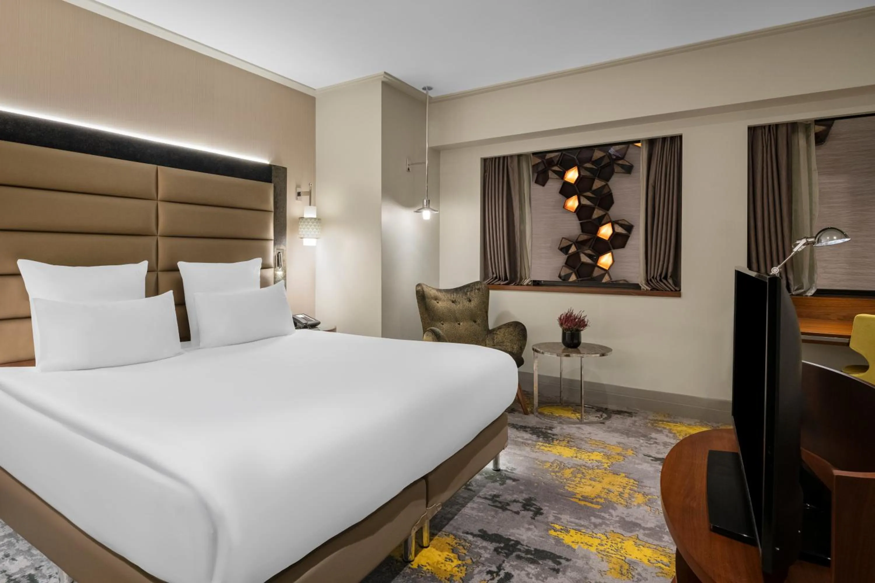 Bed in The Artisan Hotel Istanbul - MGallery Collection