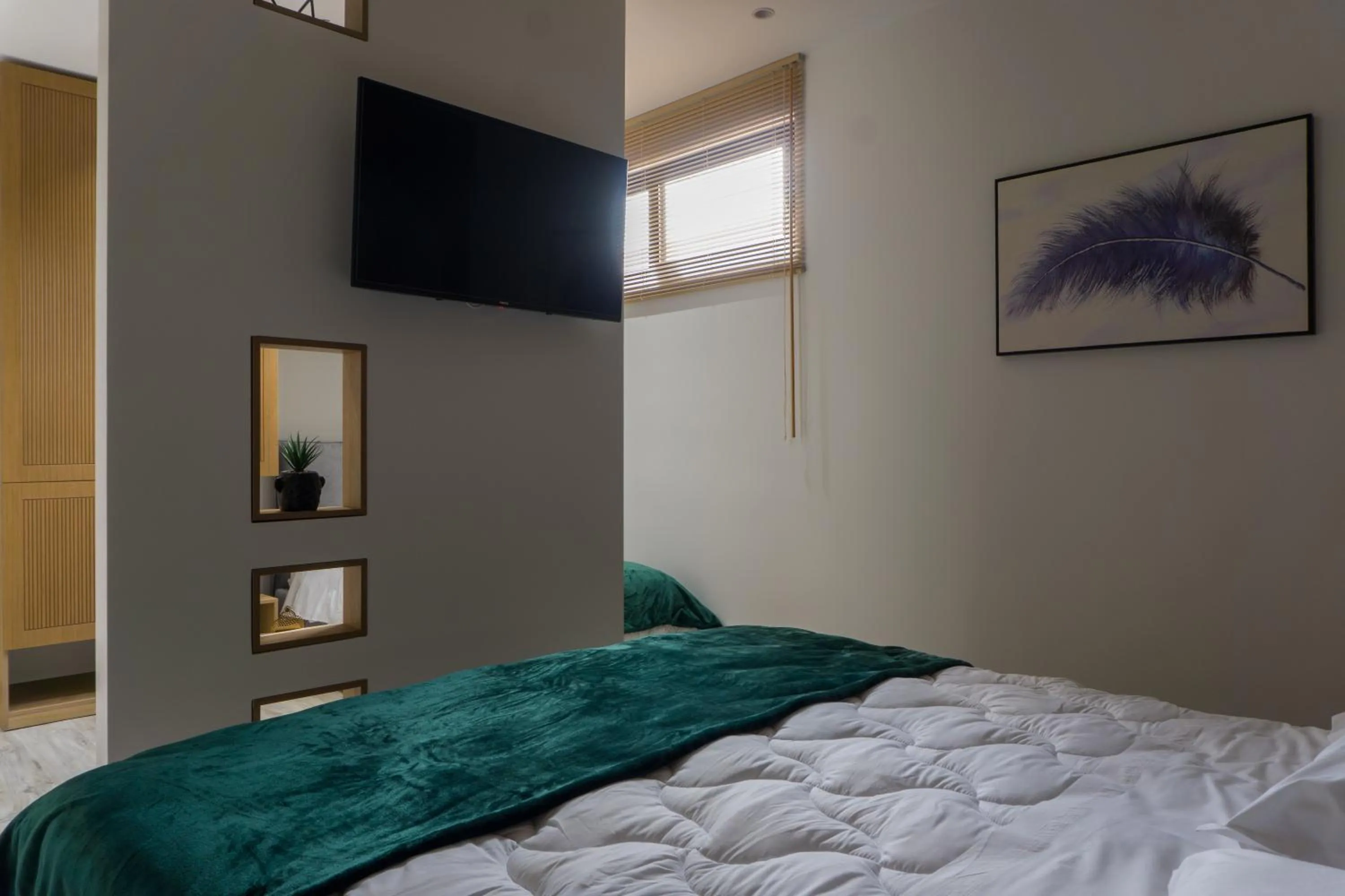 Bed in Hotel Morfeus