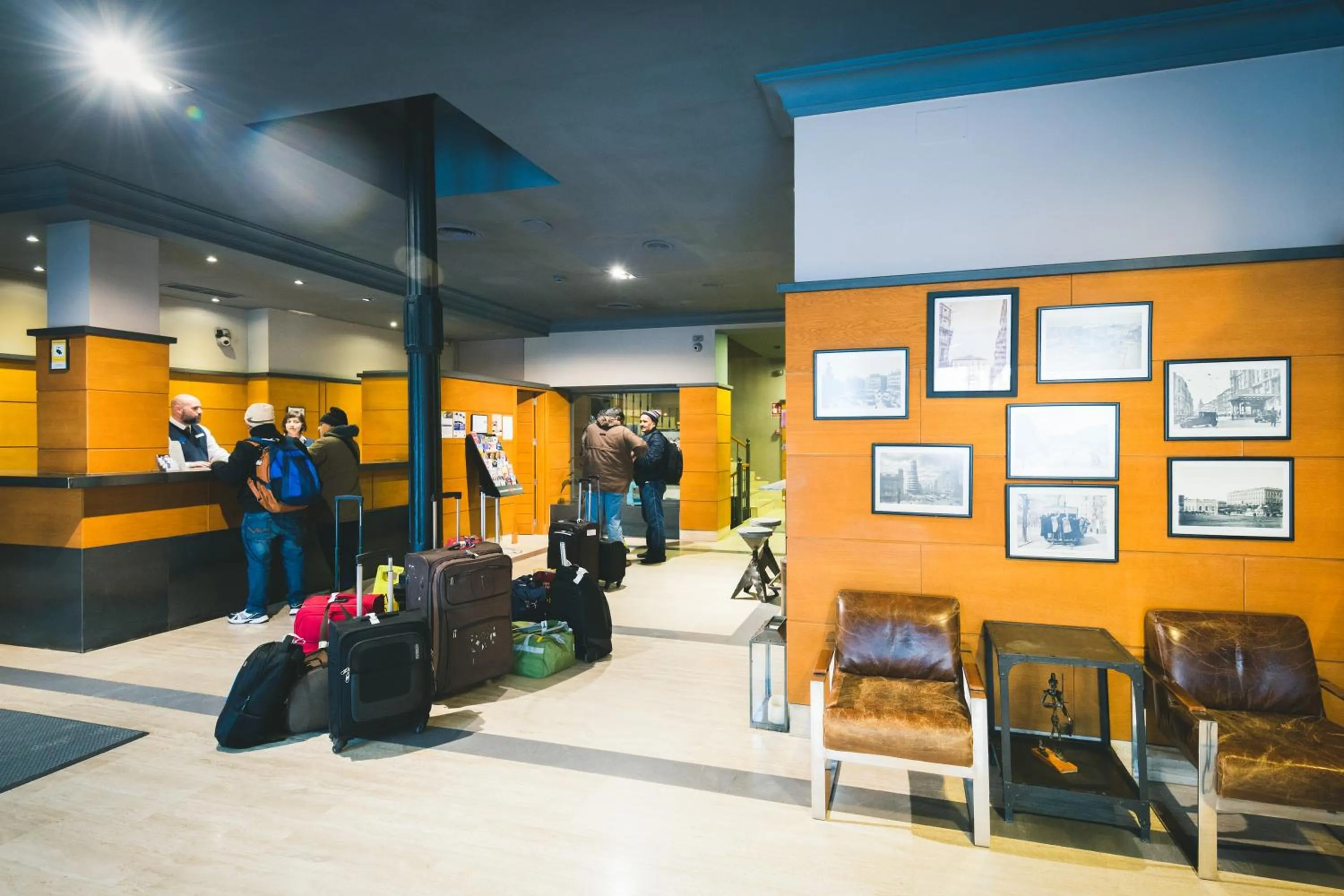 Lobby or reception in Hostal Persal