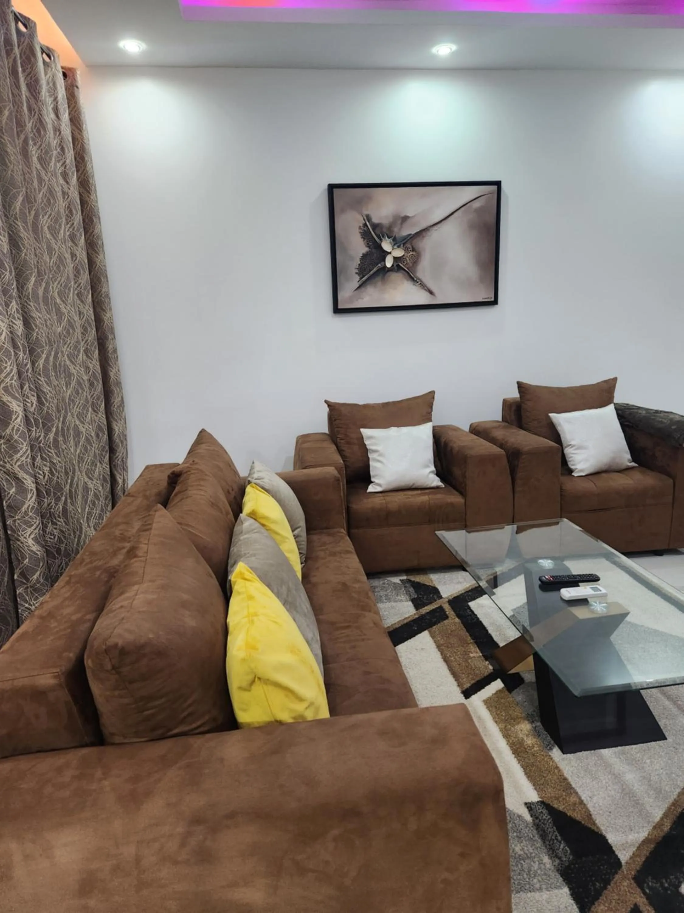 Living room in MARINA APPART Hôtel