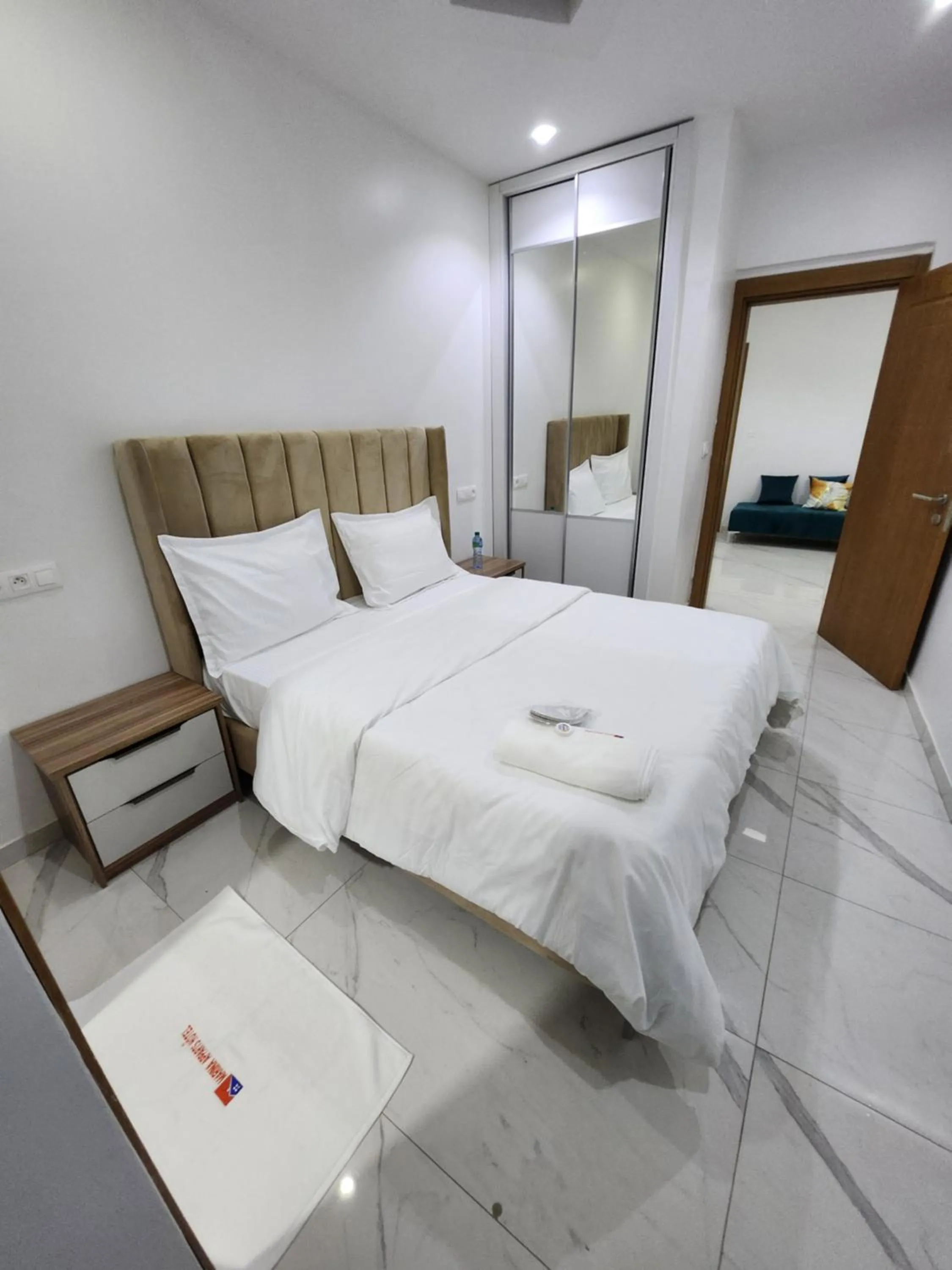 Bedroom, Bed in MARINA APPART Hôtel