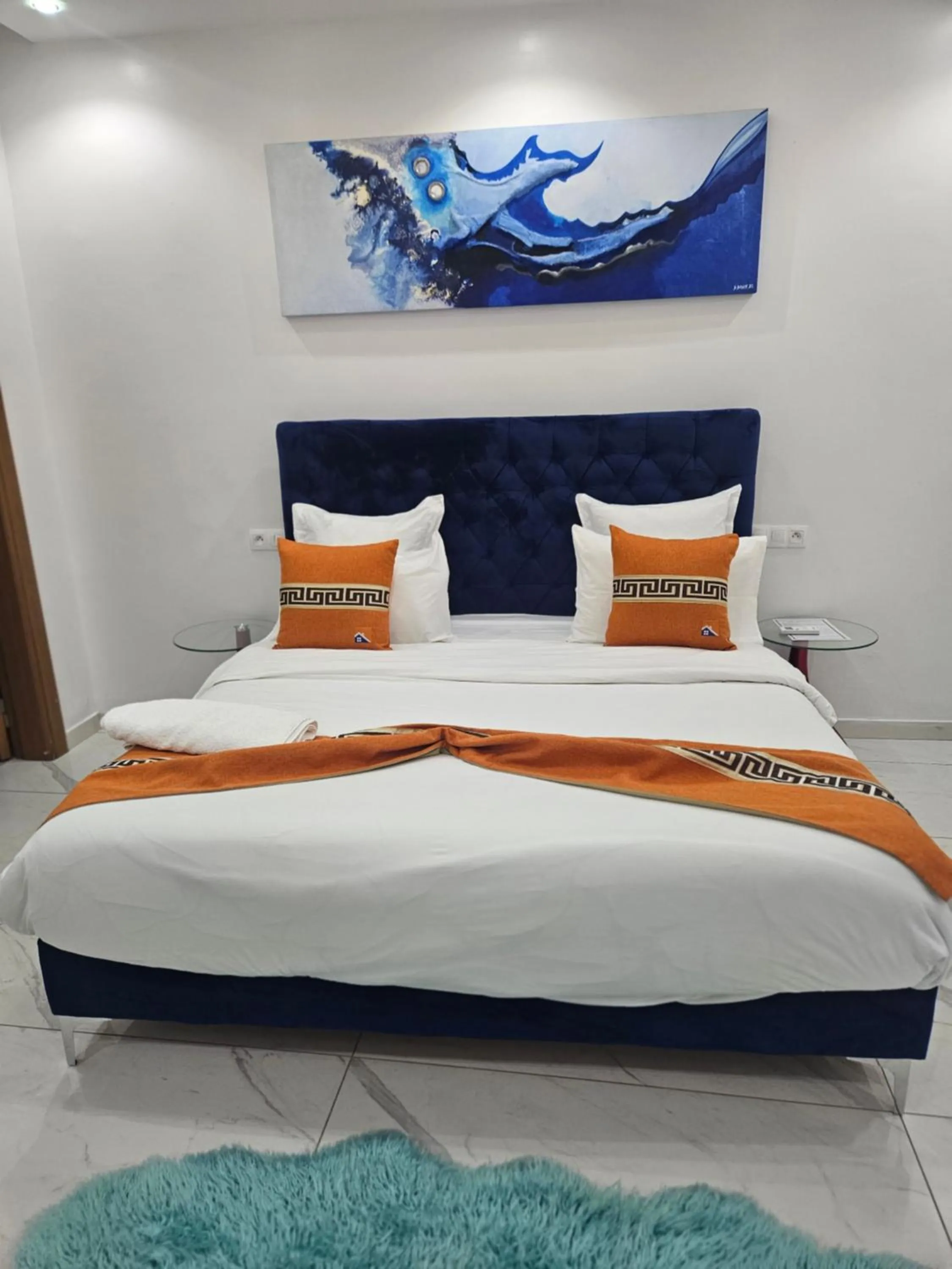 Bedroom, Bed in MARINA APPART Hôtel