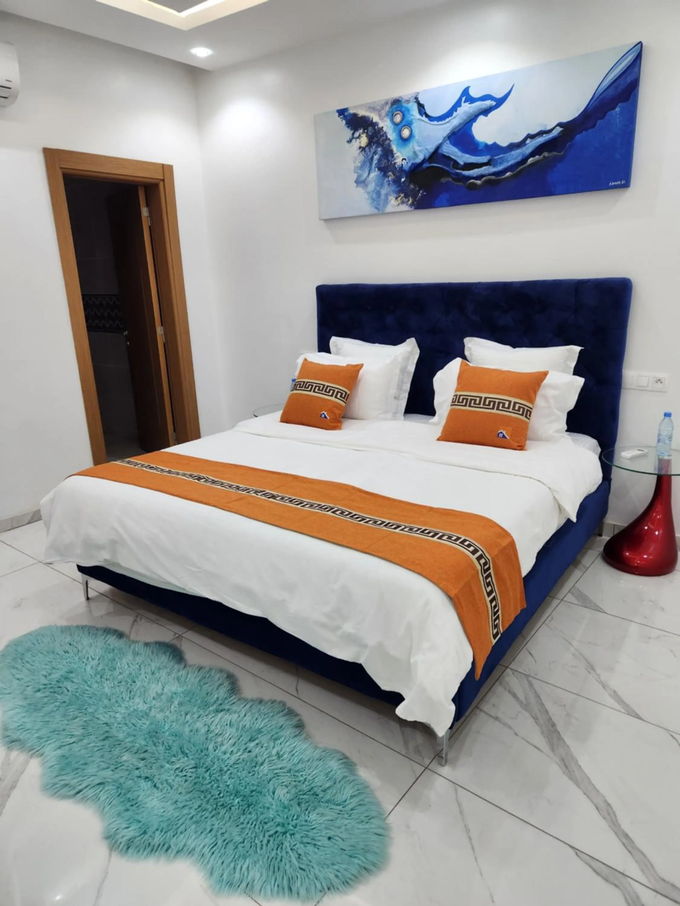 Bedroom, Bed in MARINA APPART Hôtel