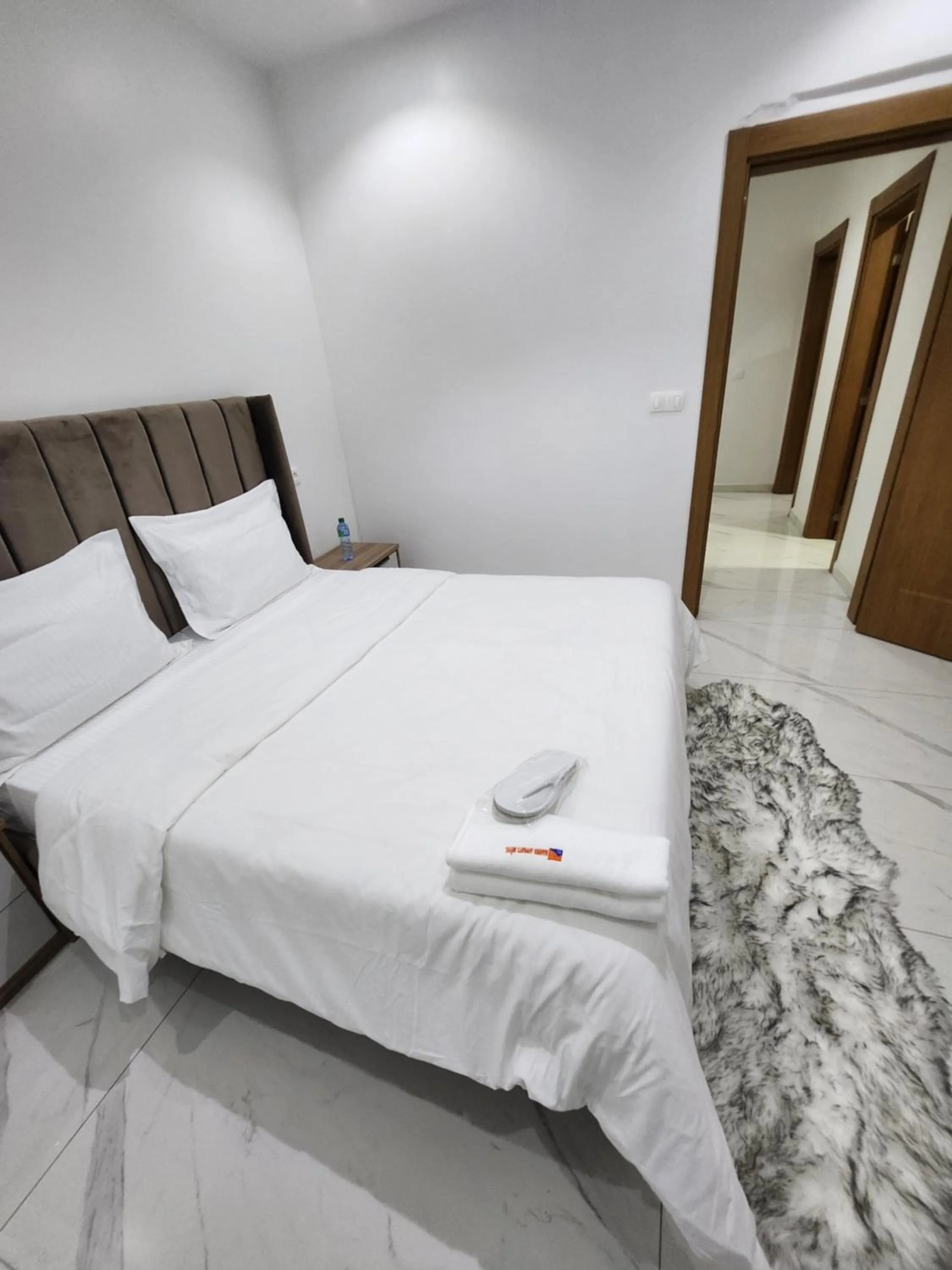 Bed in MARINA APPART Hôtel