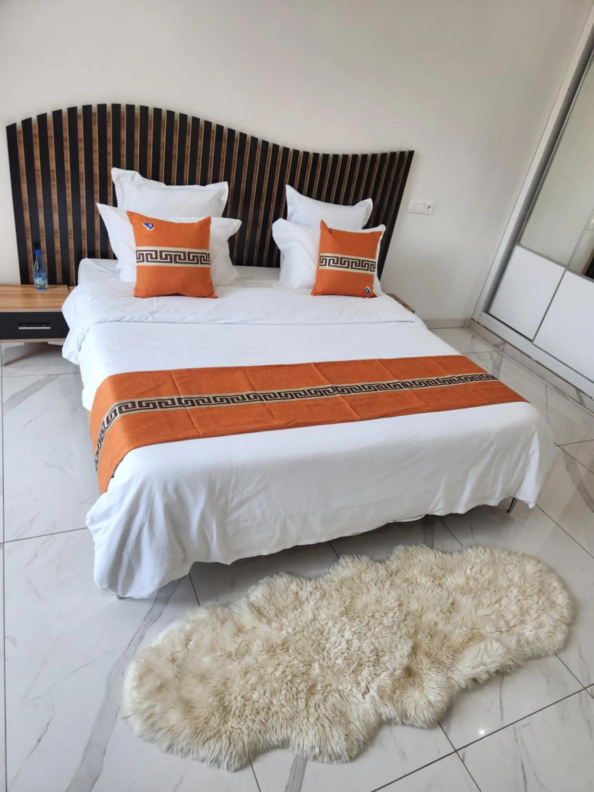 Bedroom, Bed in MARINA APPART Hôtel