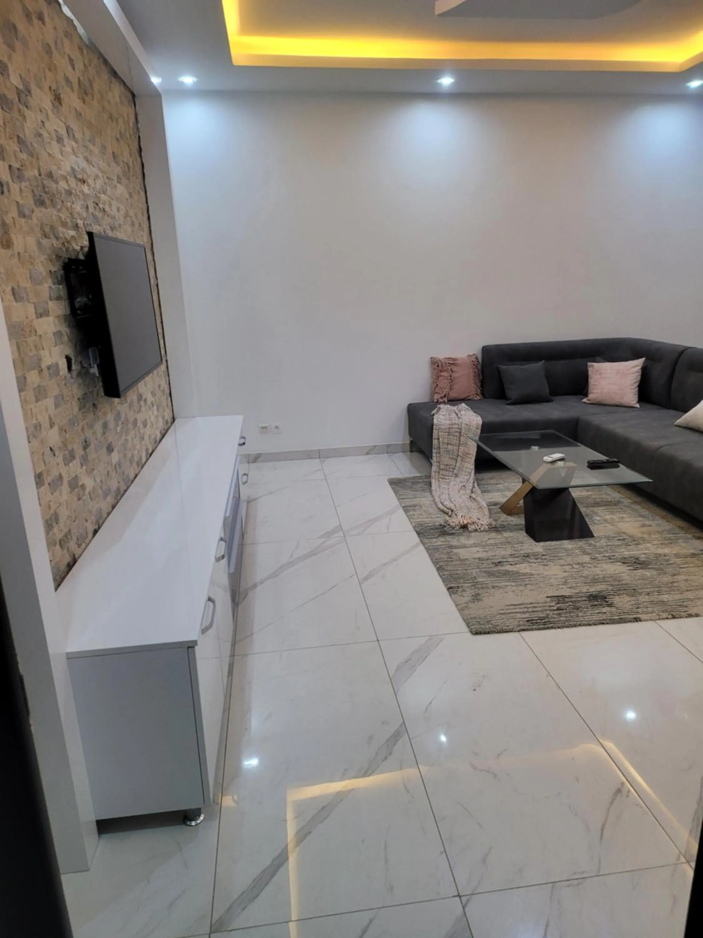 Living room in MARINA APPART Hôtel