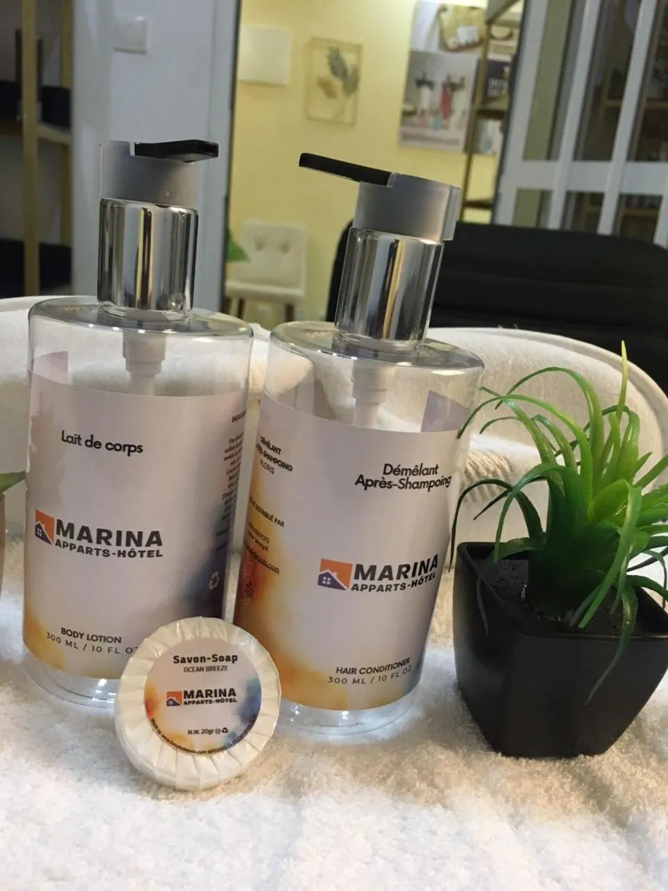 Toilet in MARINA APPART Hôtel