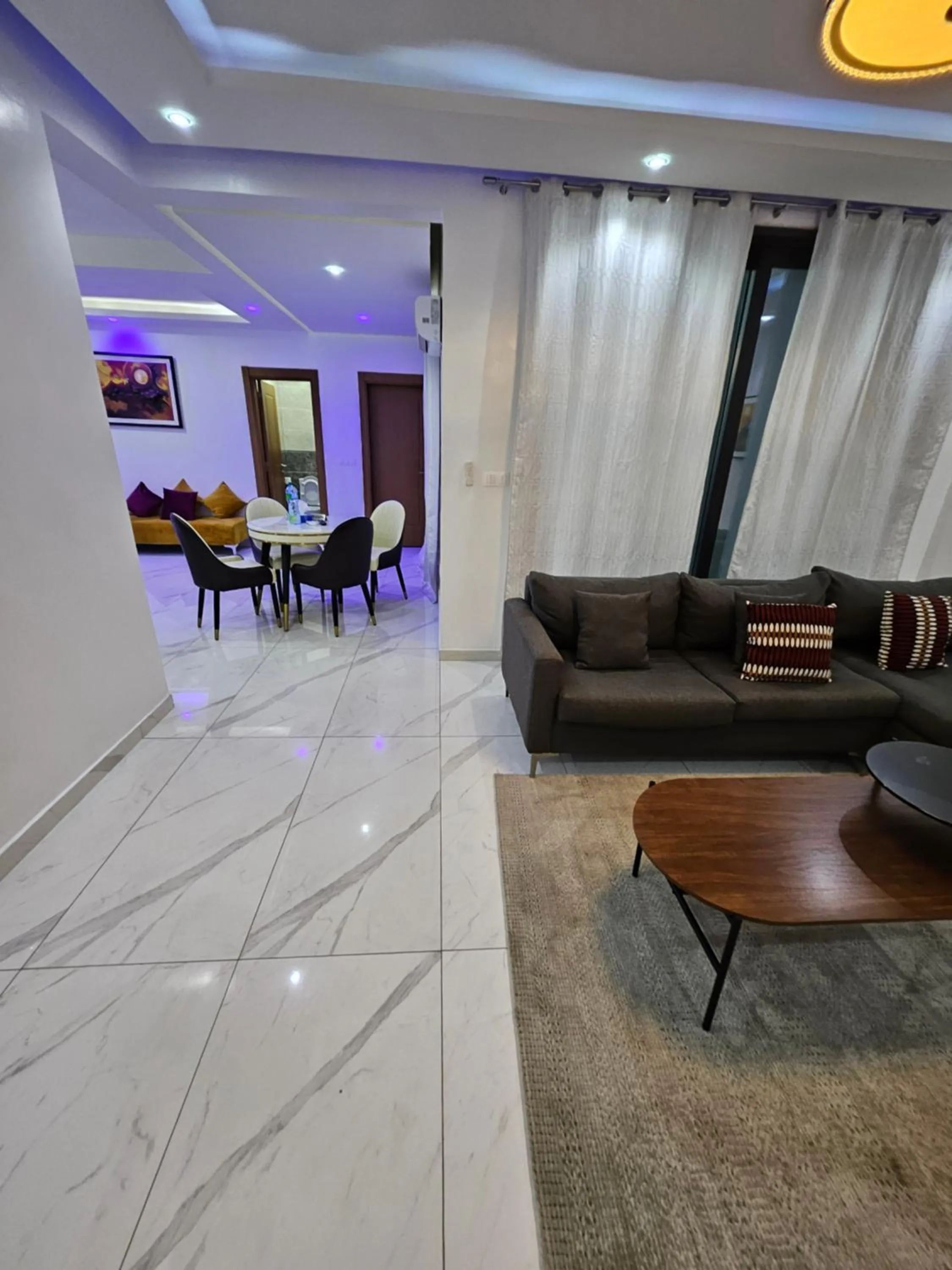 Seating area in MARINA APPART Hôtel