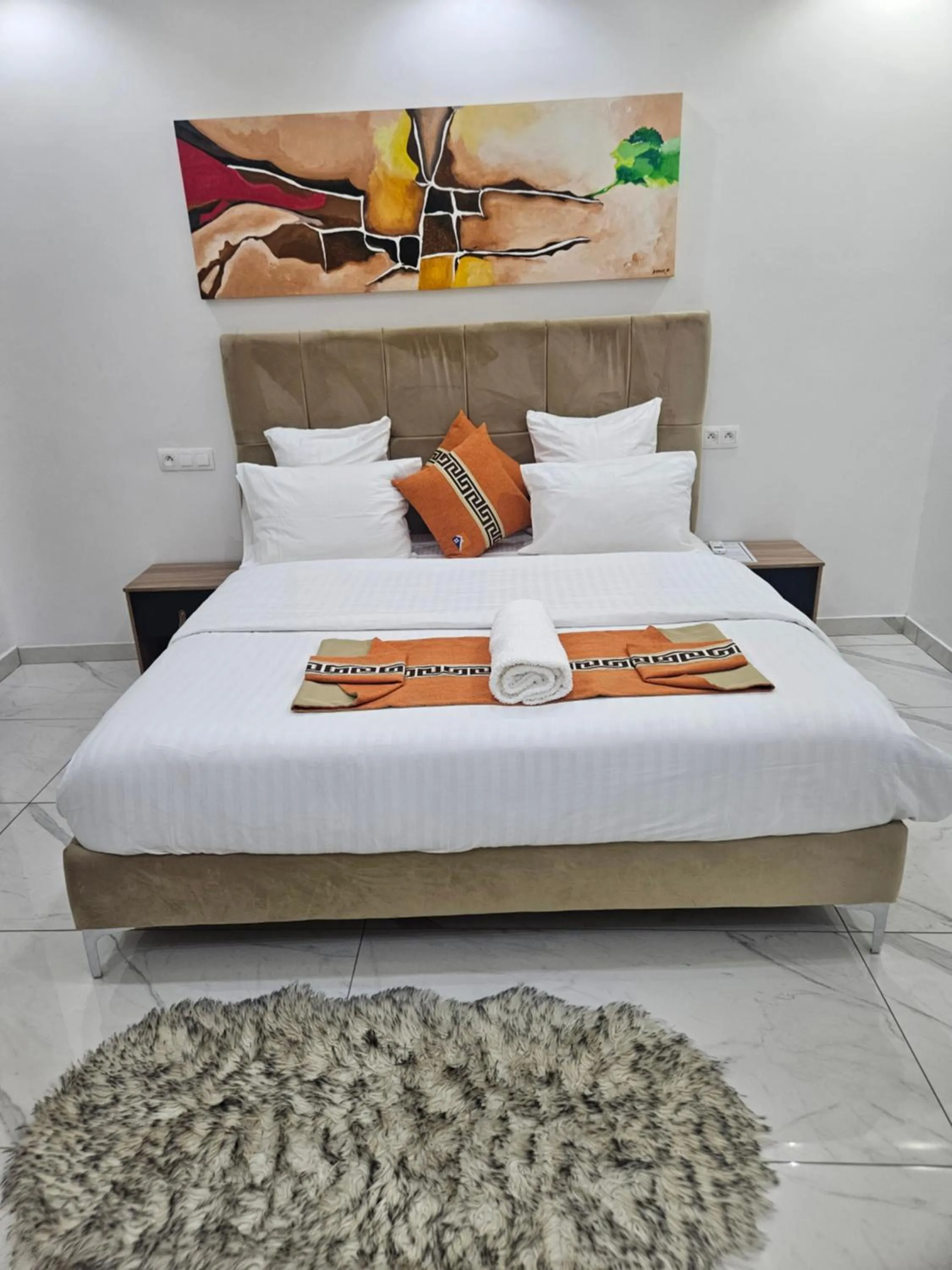 Bedroom, Bed in MARINA APPART Hôtel