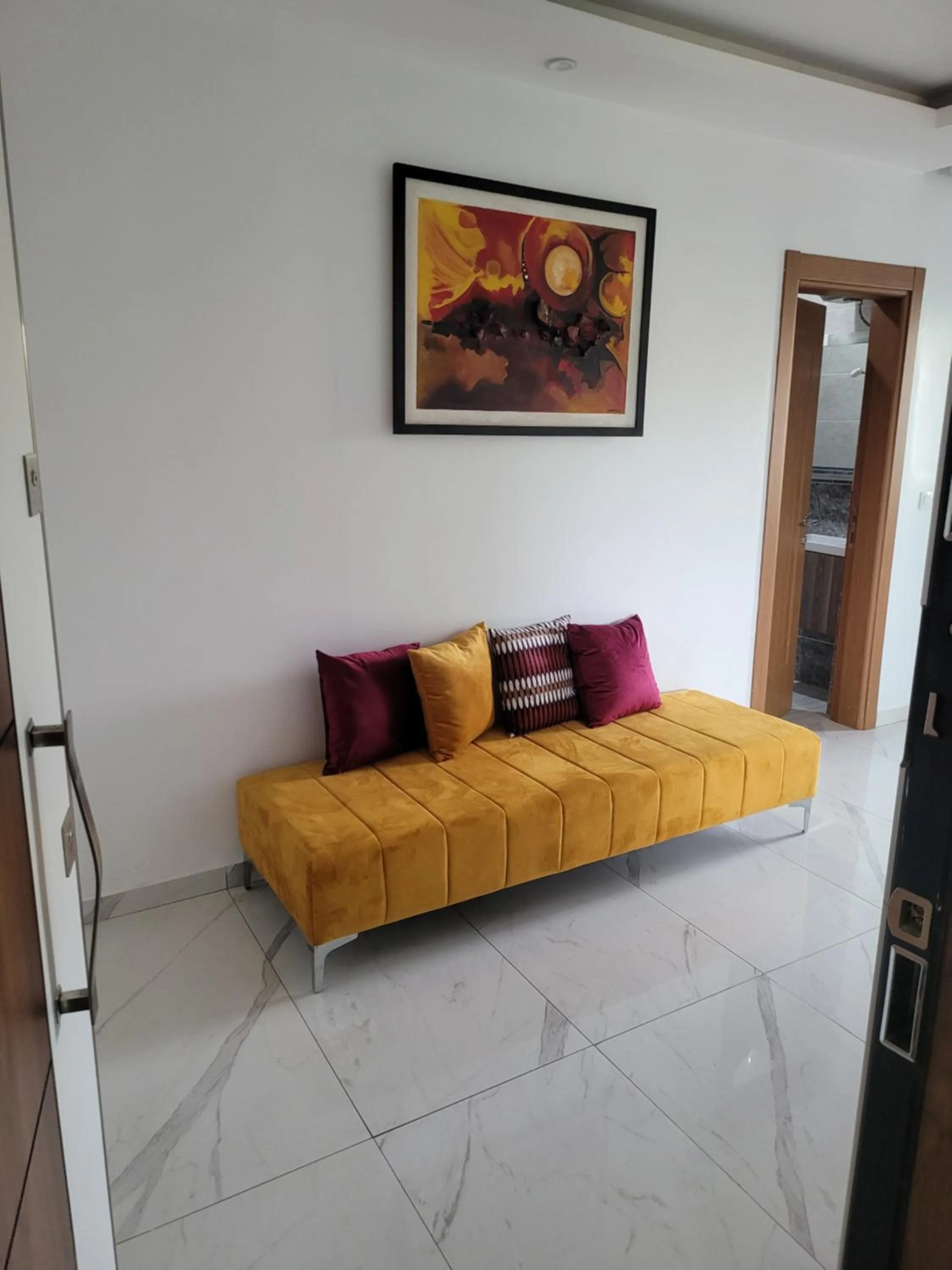 Seating area in MARINA APPART Hôtel