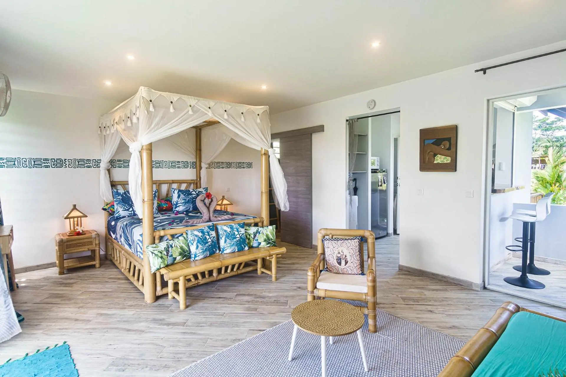 Bedroom, Bed in Vai Iti Lodge