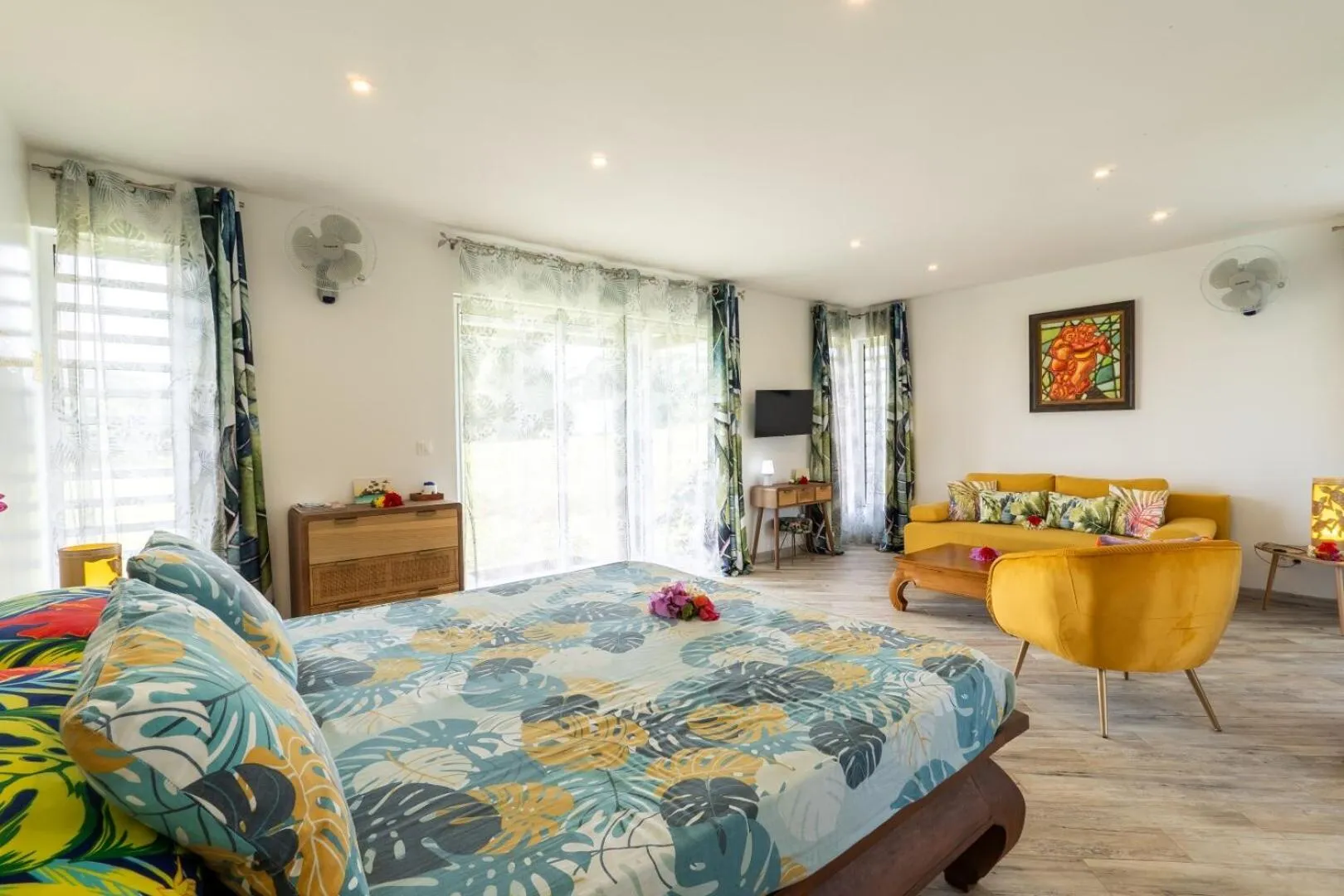 Bedroom, Bed in Vai Iti Lodge