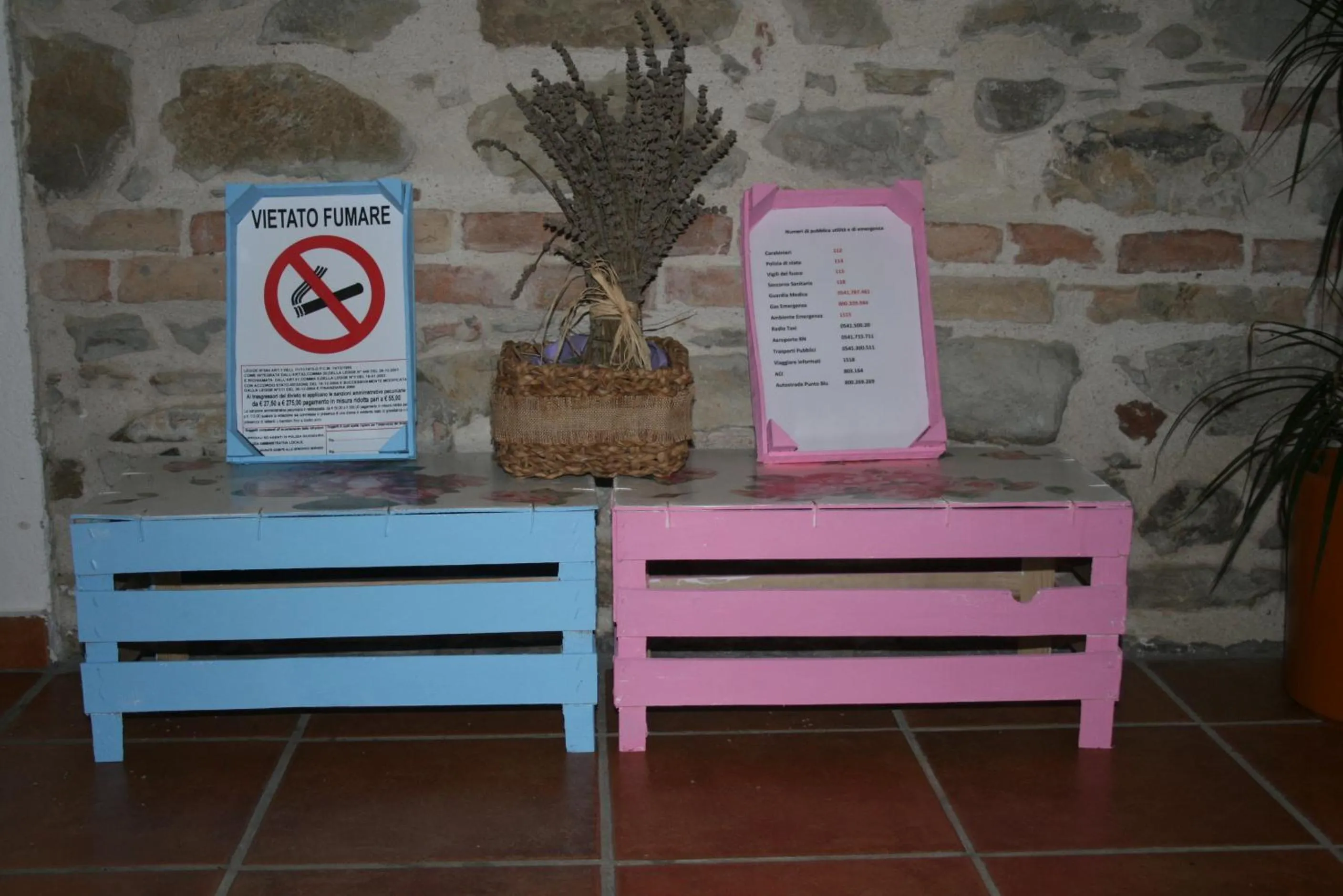 Living room in B&B La Fenice