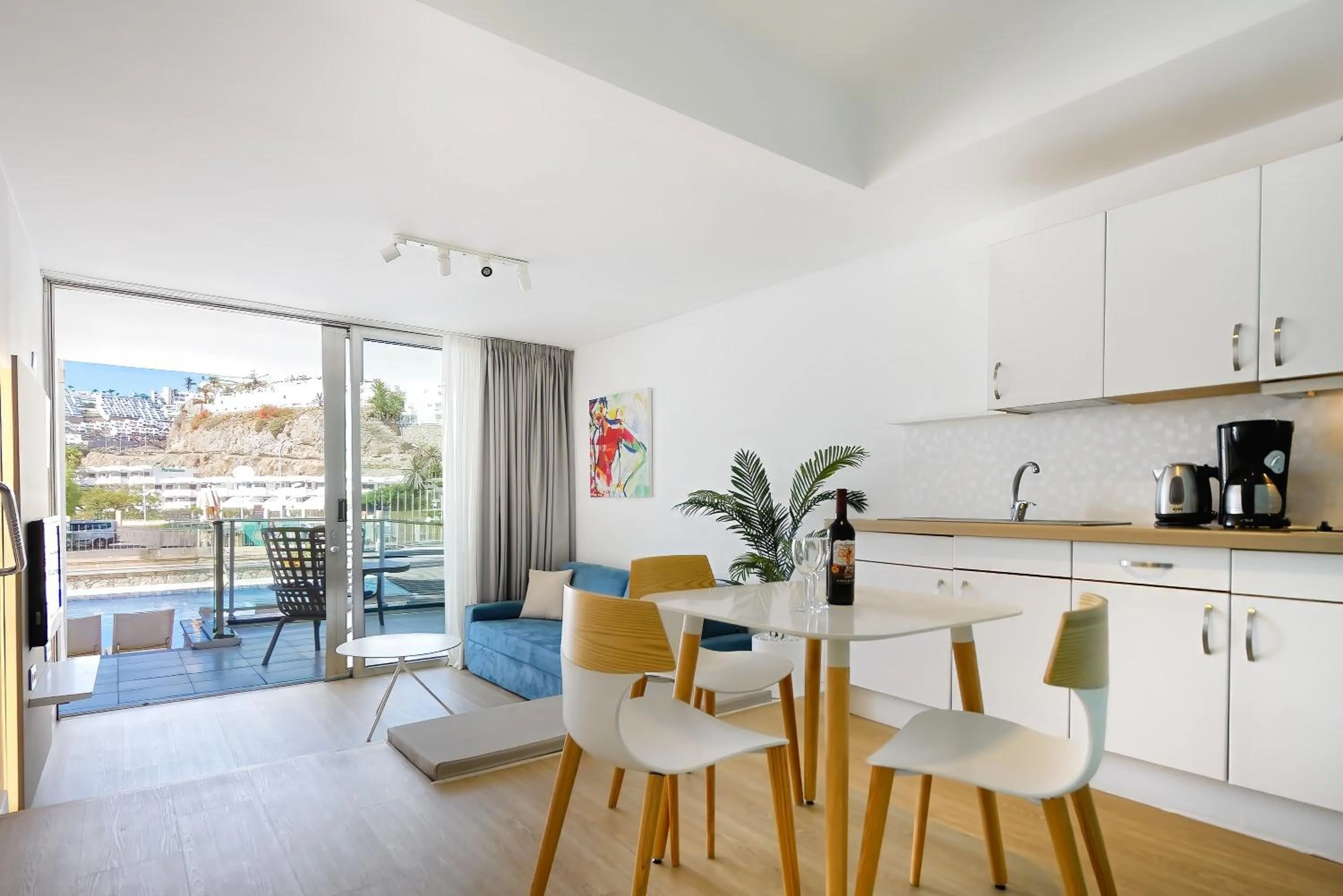 Living room in Morasol Suites