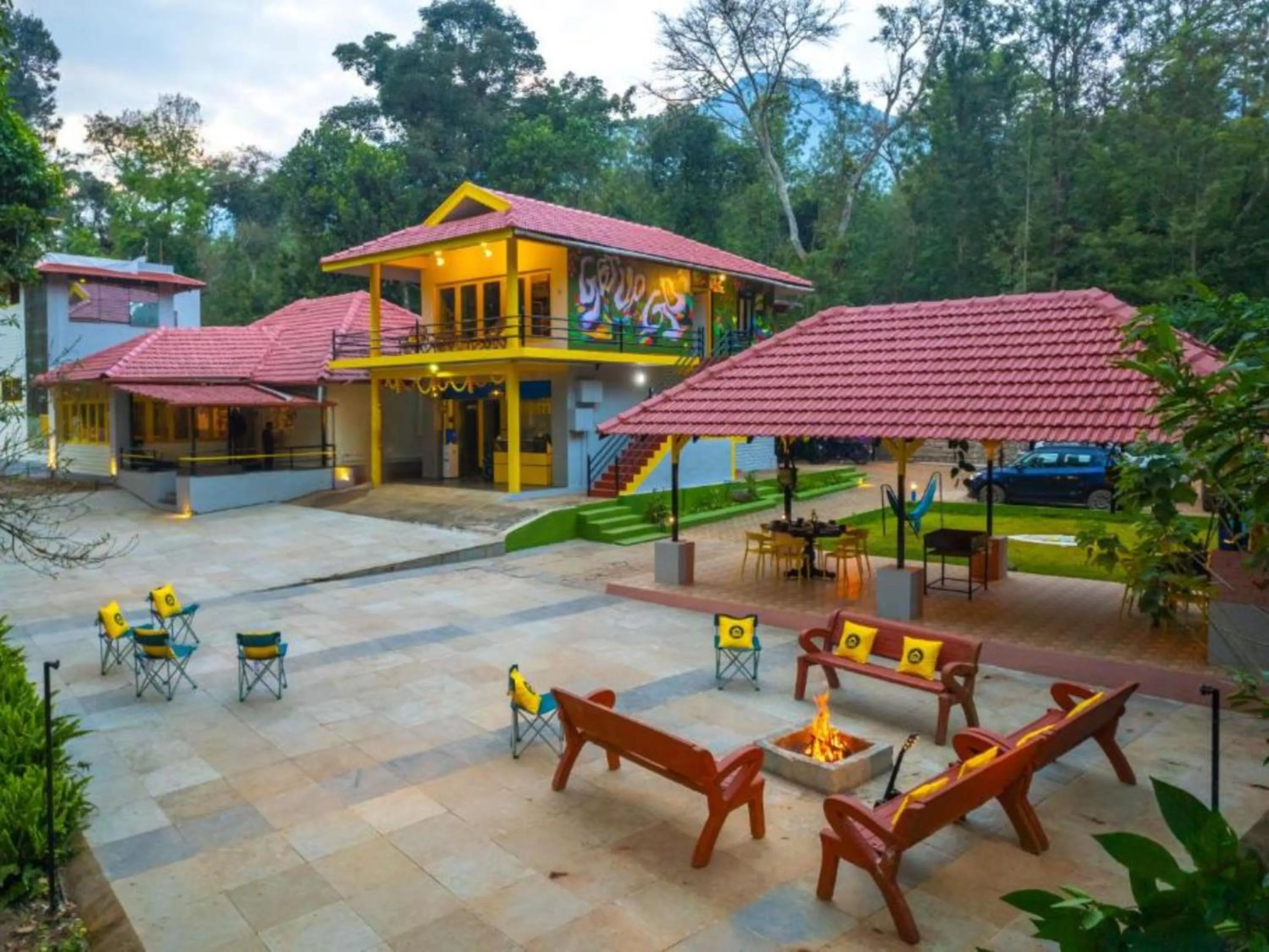 Property building in The Hosteller Chikmagalur