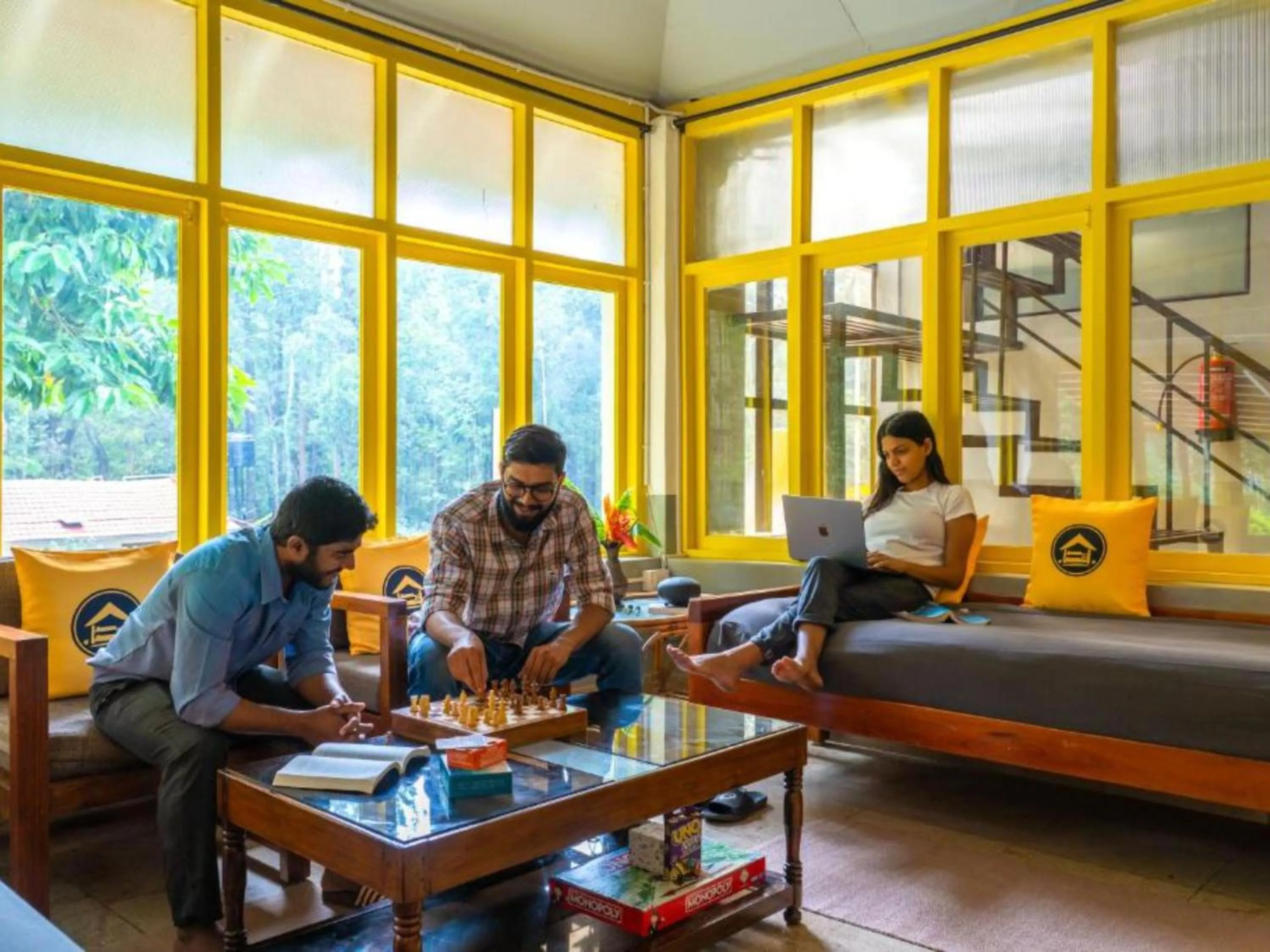 People in The Hosteller Chikmagalur