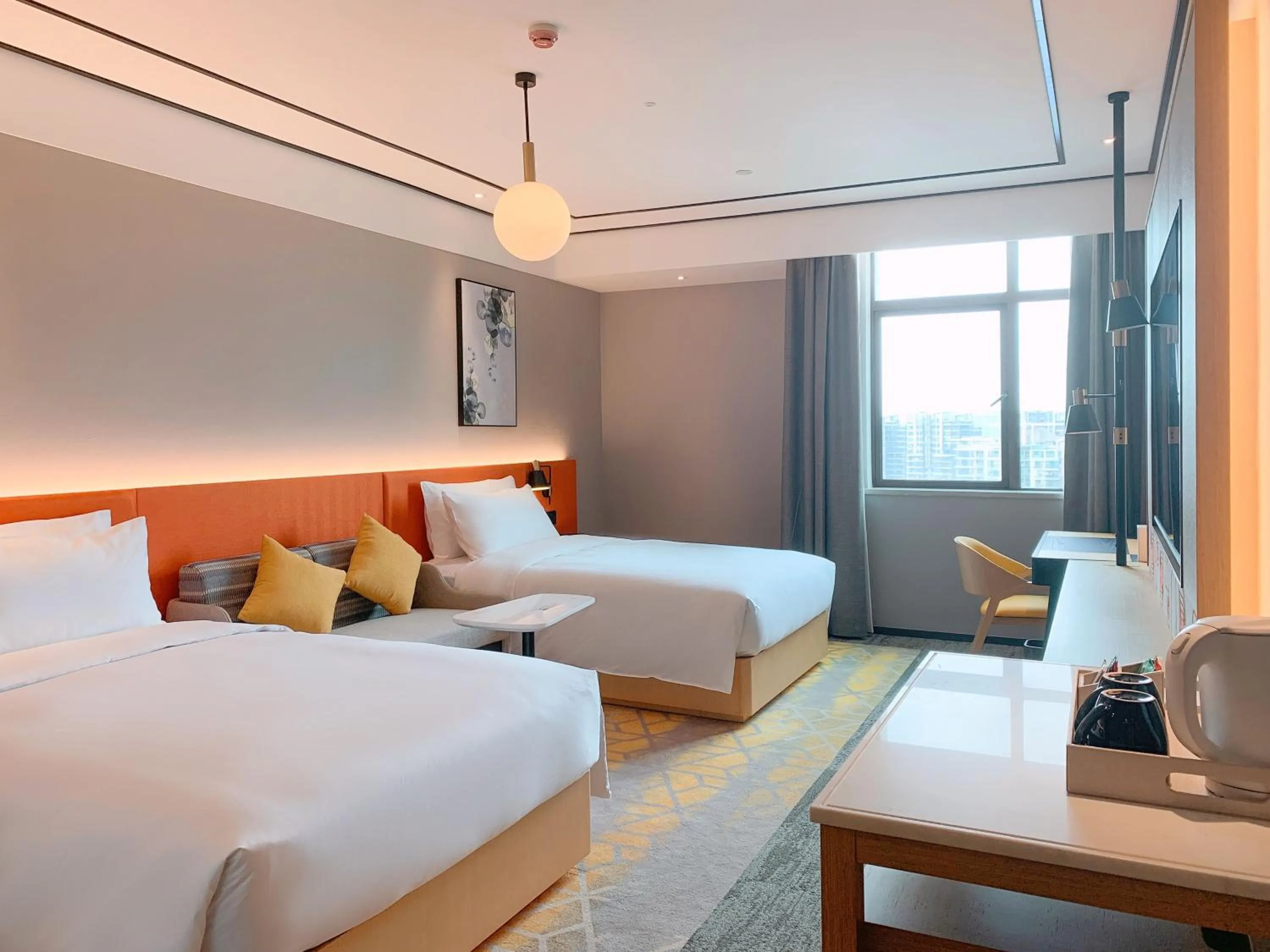 Bed in Hilton Garden Inn Changsha Yuelu