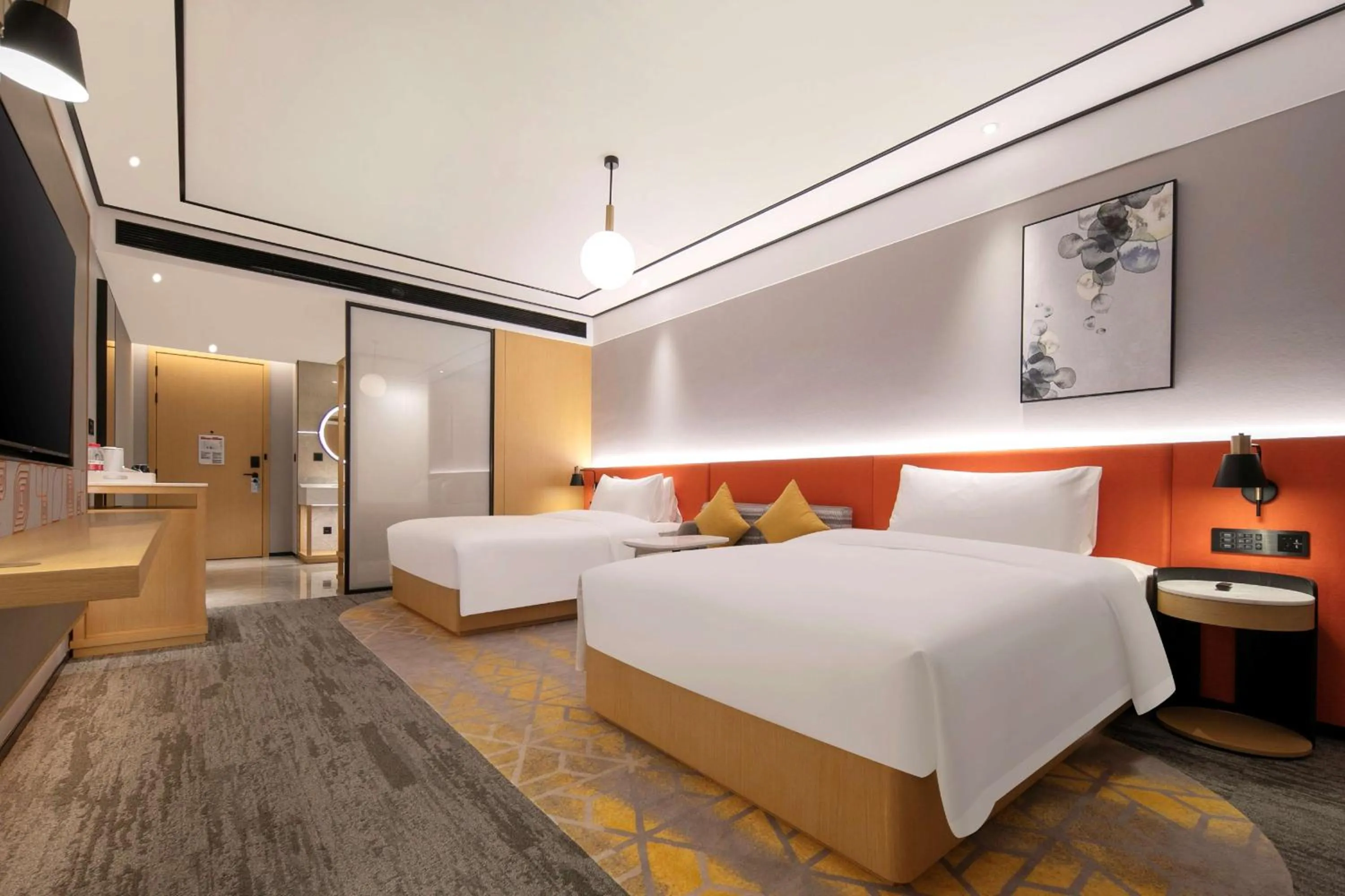 Bedroom, Bed in Hilton Garden Inn Changsha Yuelu