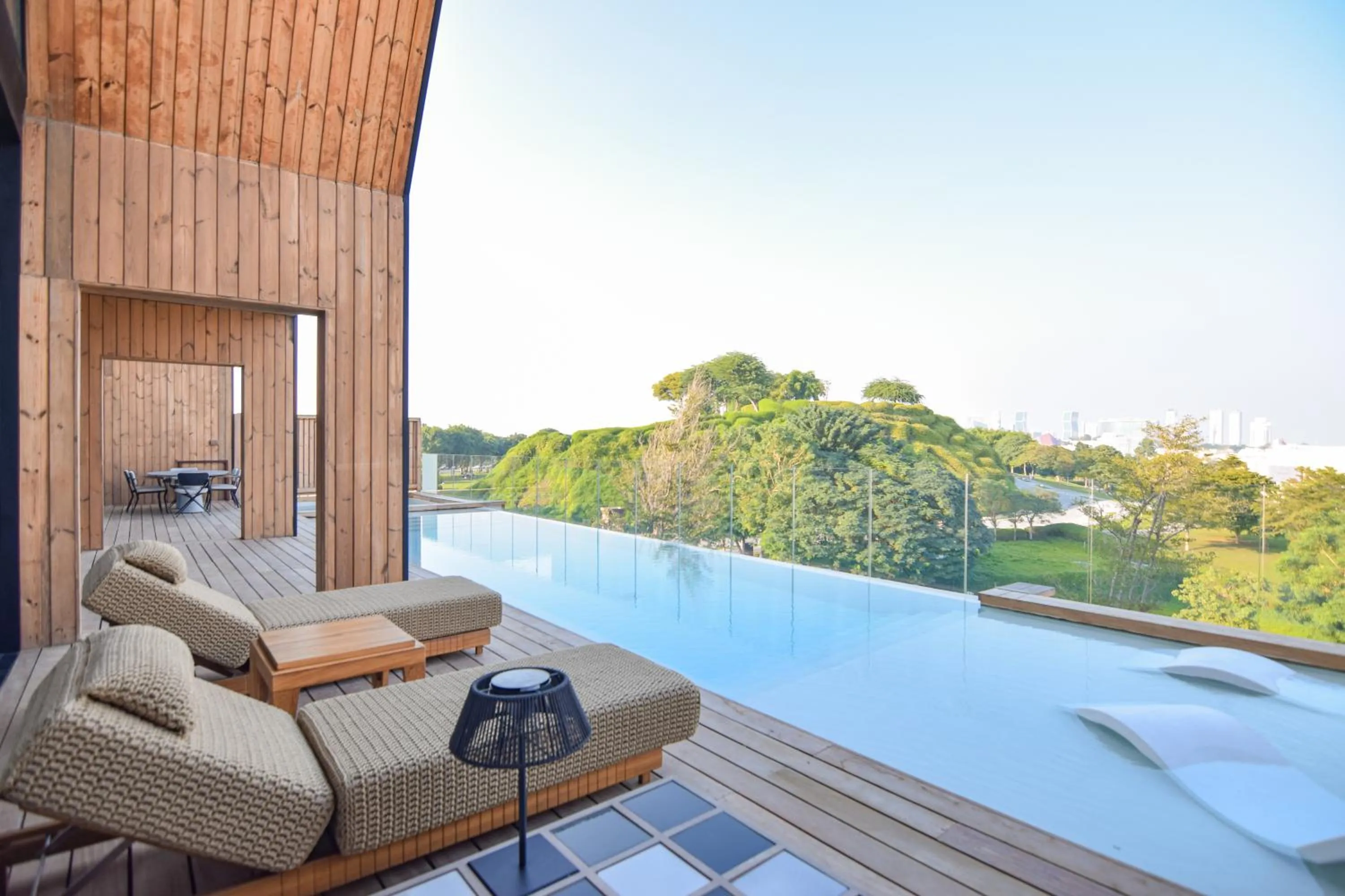 Swimming pool in Katara Hills Doha, Lxr Hotels & Resorts