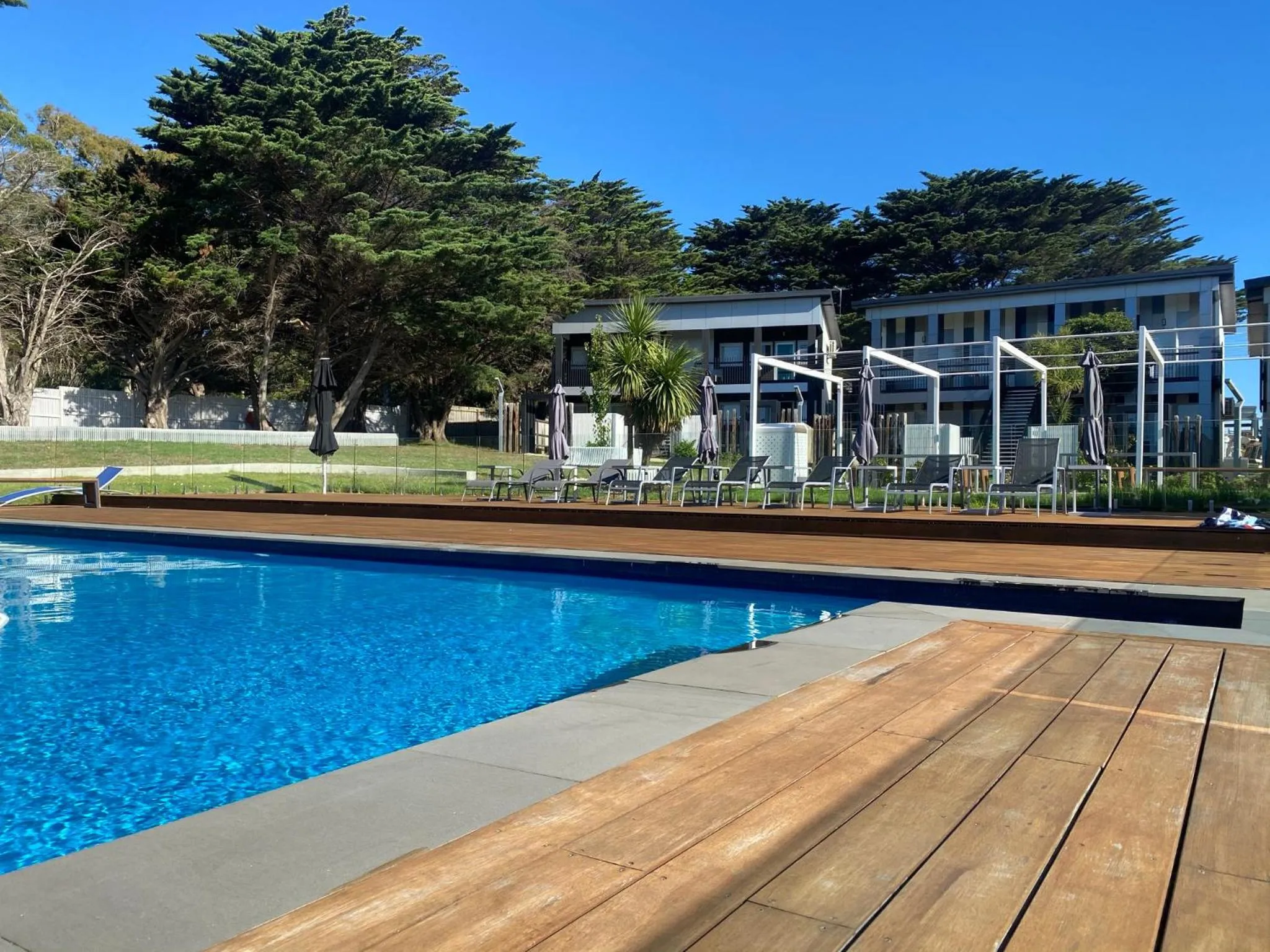 Garden view in The Sea Pavilions