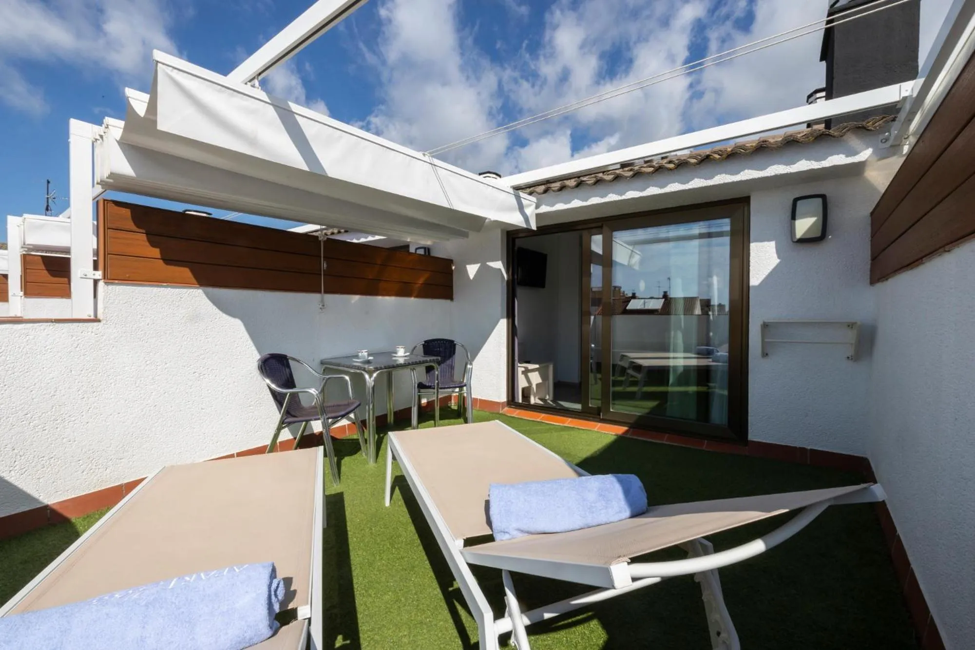 Balcony/Terrace in Aparthotel Miami Park