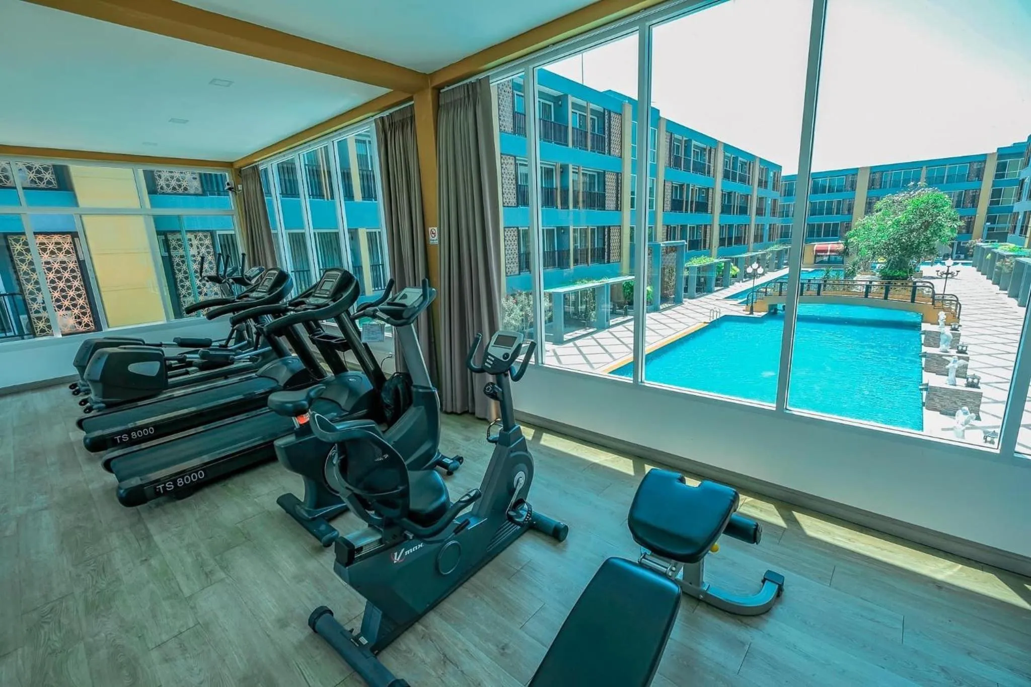 Fitness centre/facilities in Luxury Pool Villa at Golden Sea Hua Hin