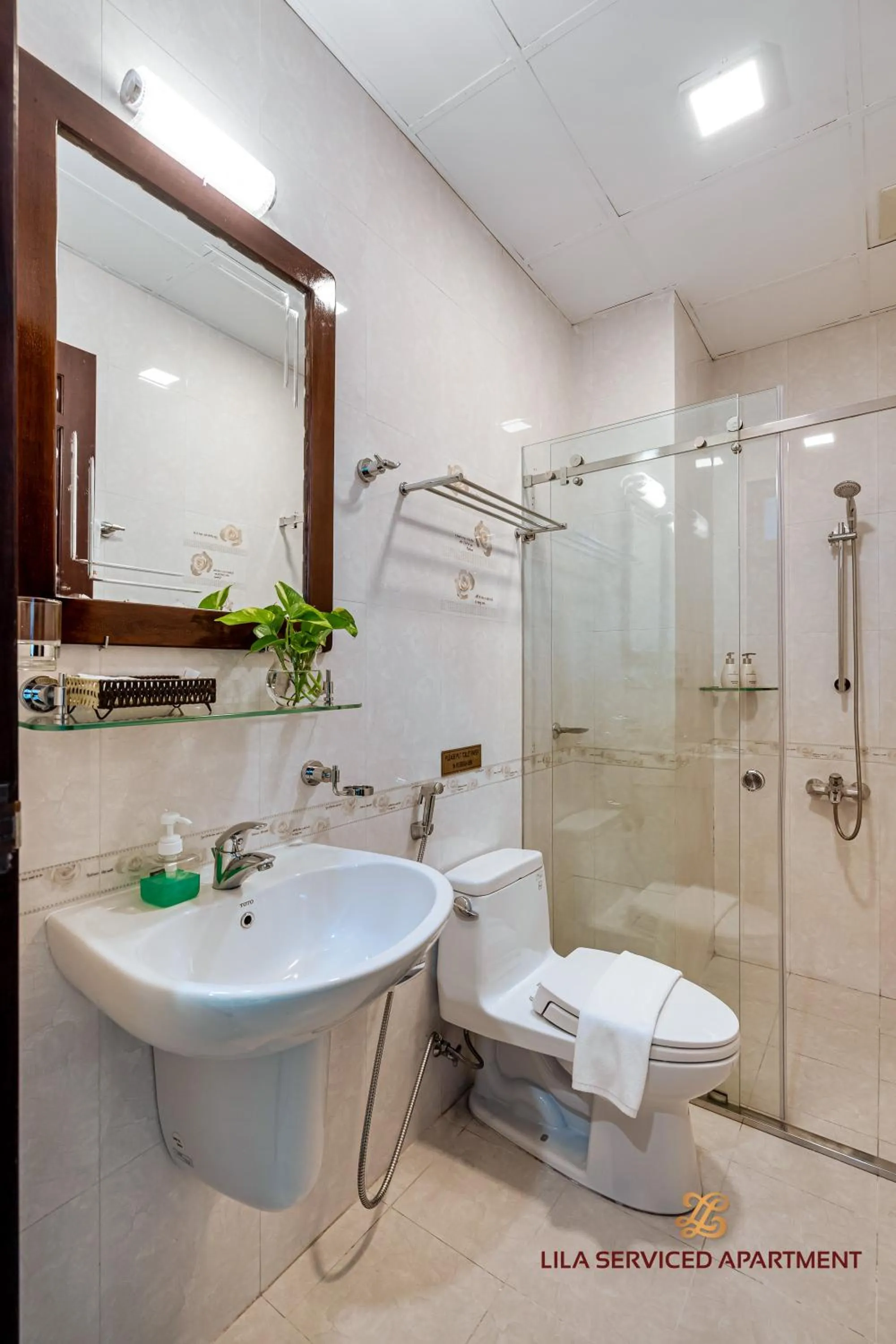 Bathroom in LILA Hotel & Apartments