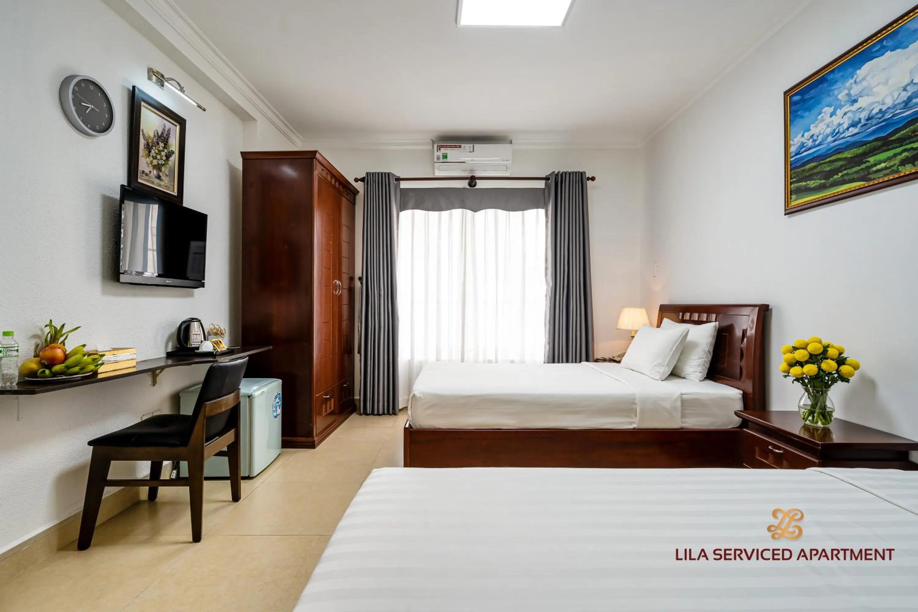 Bed in LILA Hotel & Apartments
