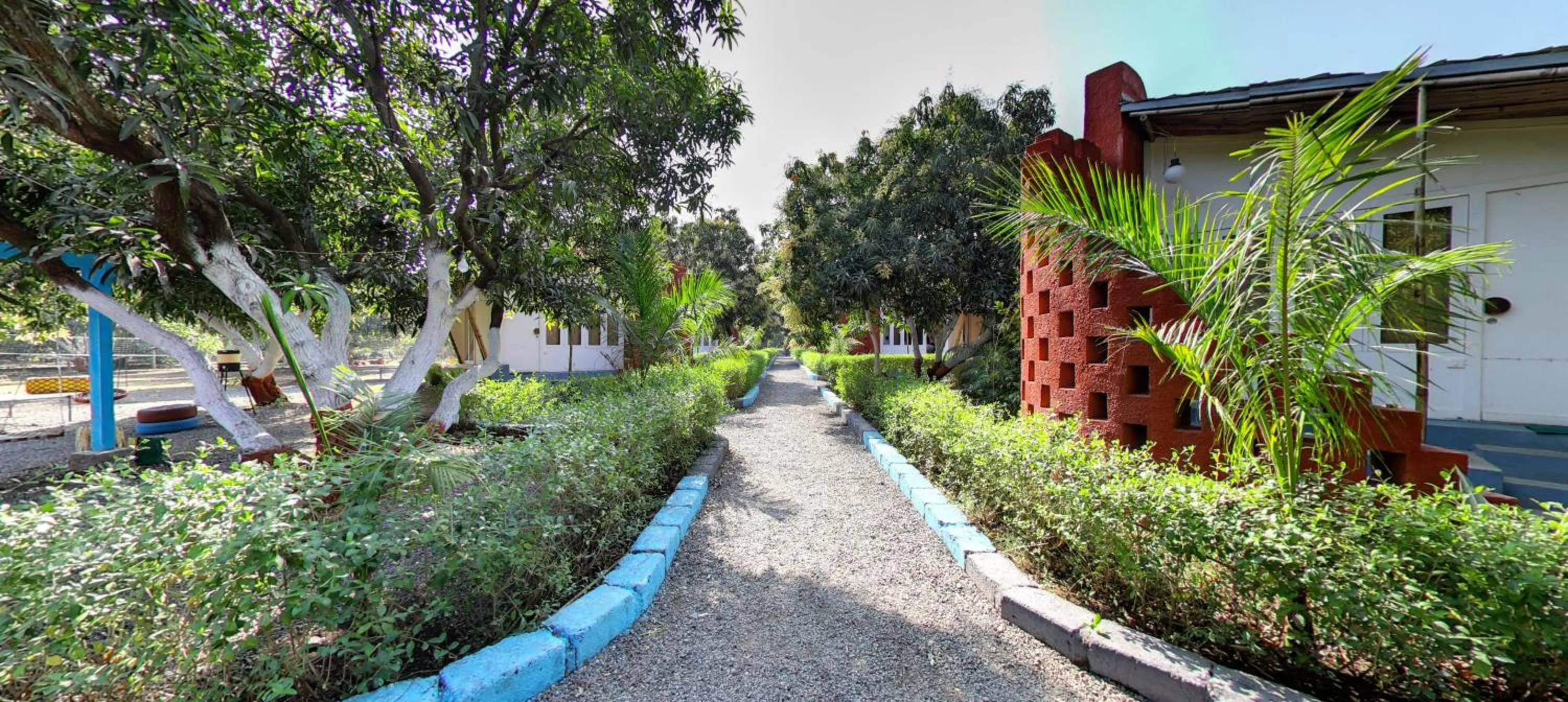 Patio in Amraness Luxury Resort Sasan Gir